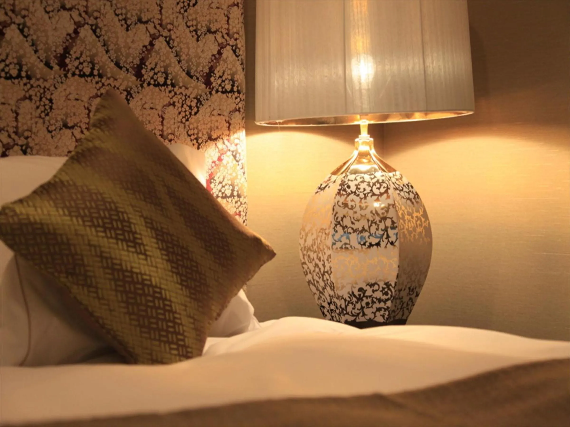 Decorative detail, Bed in Centurion Hotel Ikebukuro Station