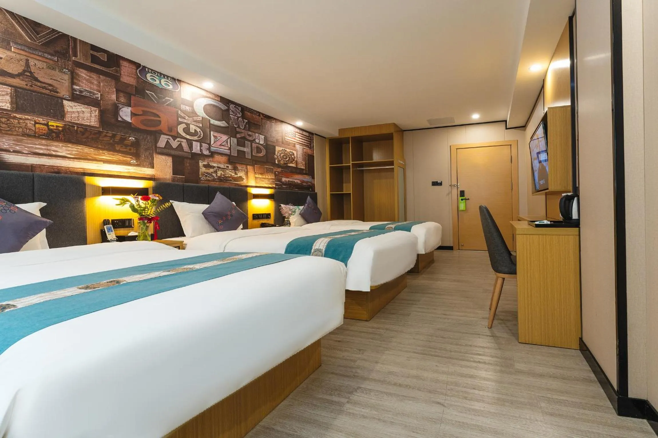 Photo of the whole room, Bed in Amemouillage Inn - Guangzhou Railway Station Xicun Metro Station