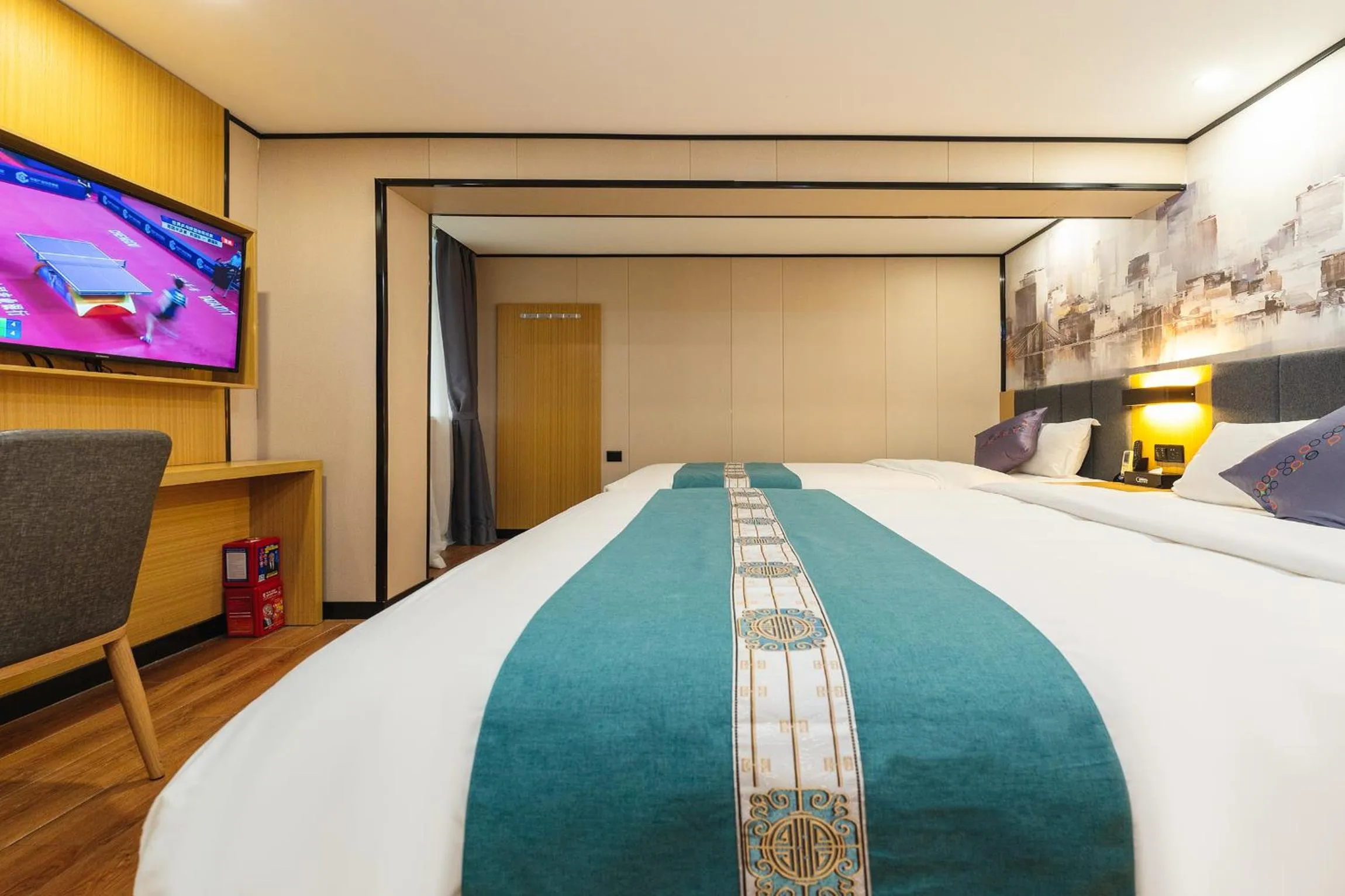 Bedroom, Bed in Amemouillage Inn - Guangzhou Railway Station Xicun Metro Station