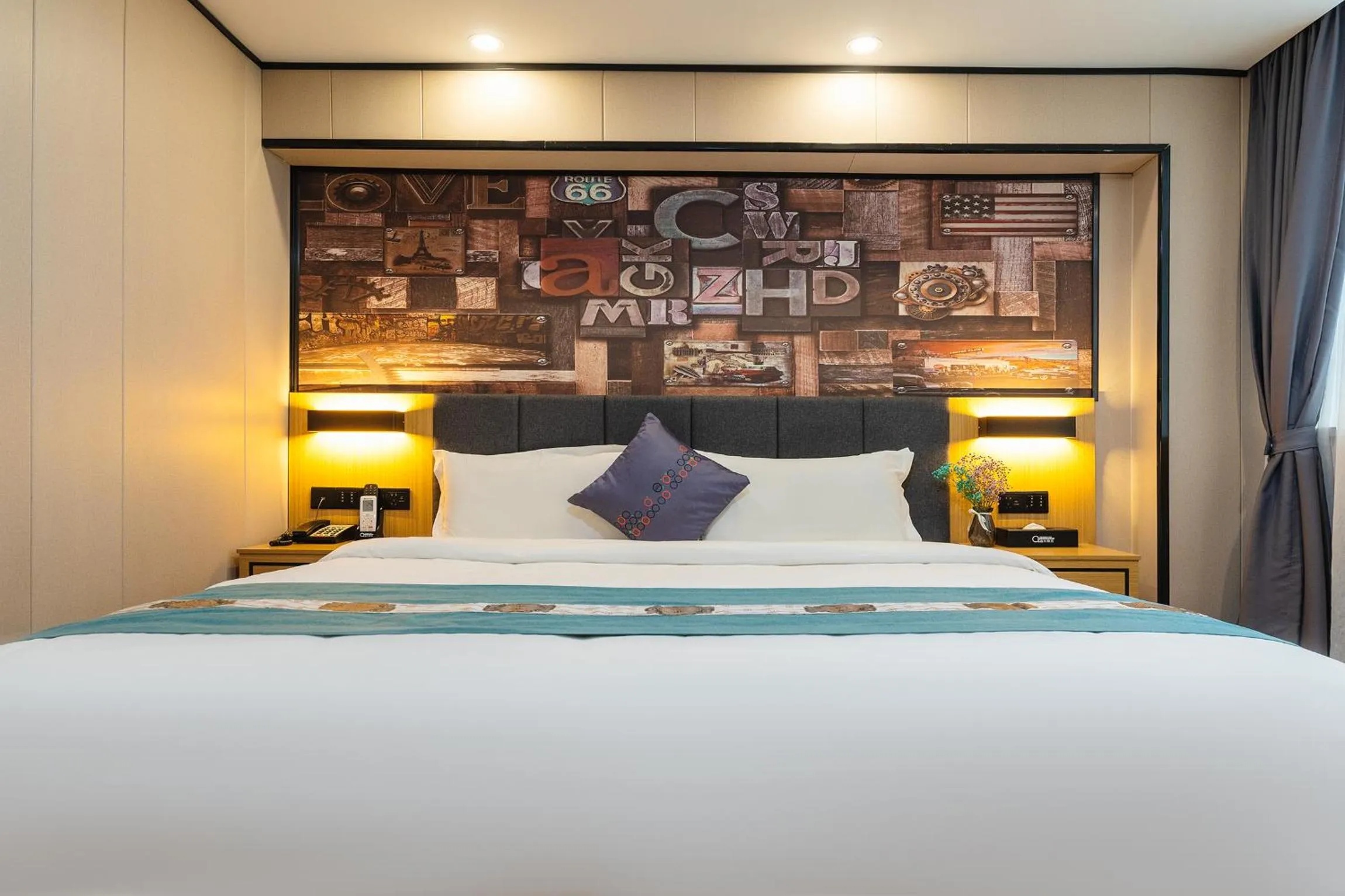 Photo of the whole room, Bed in Amemouillage Inn - Guangzhou Railway Station Xicun Metro Station