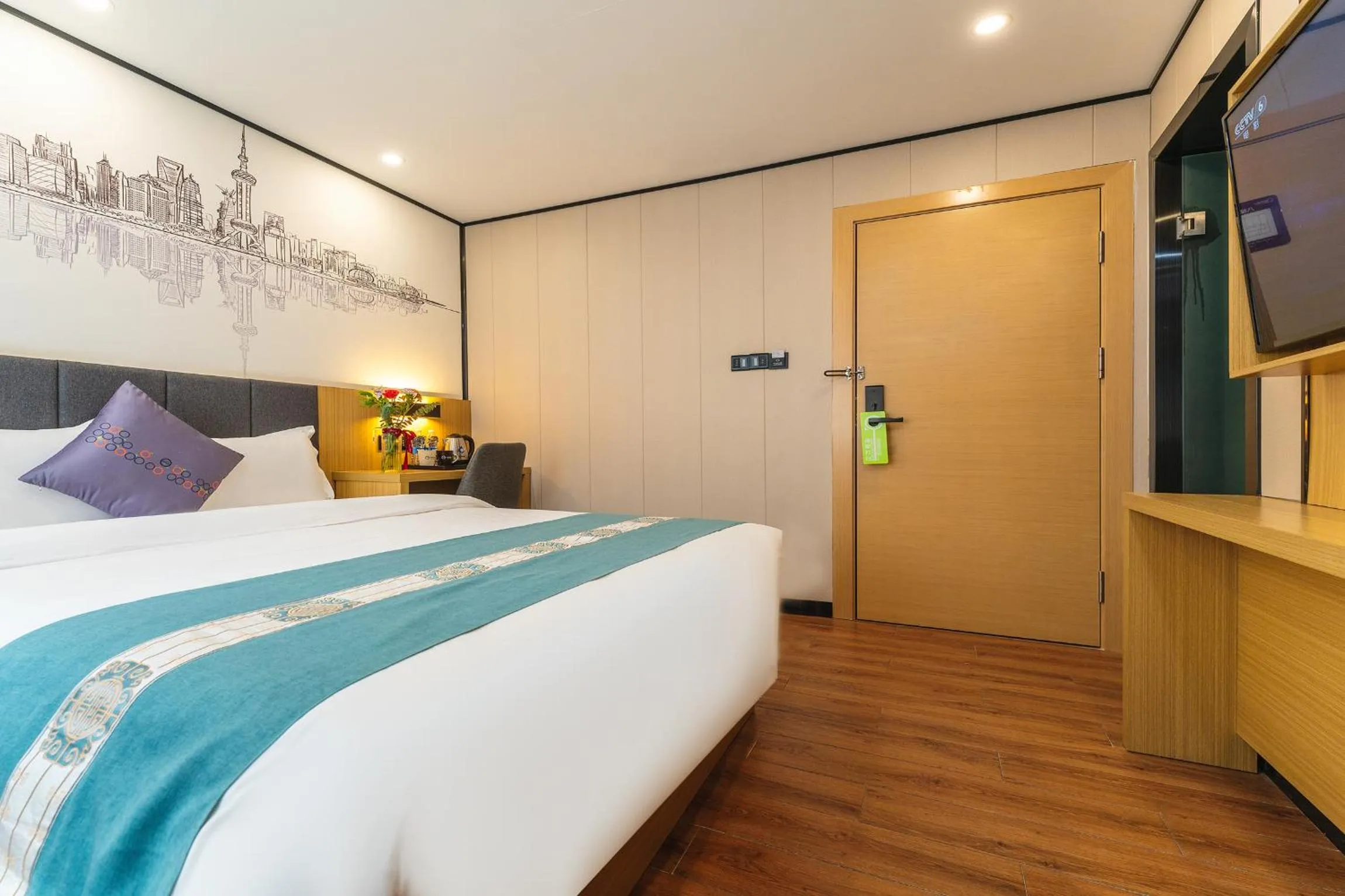 Photo of the whole room, Bed in Amemouillage Inn - Guangzhou Railway Station Xicun Metro Station