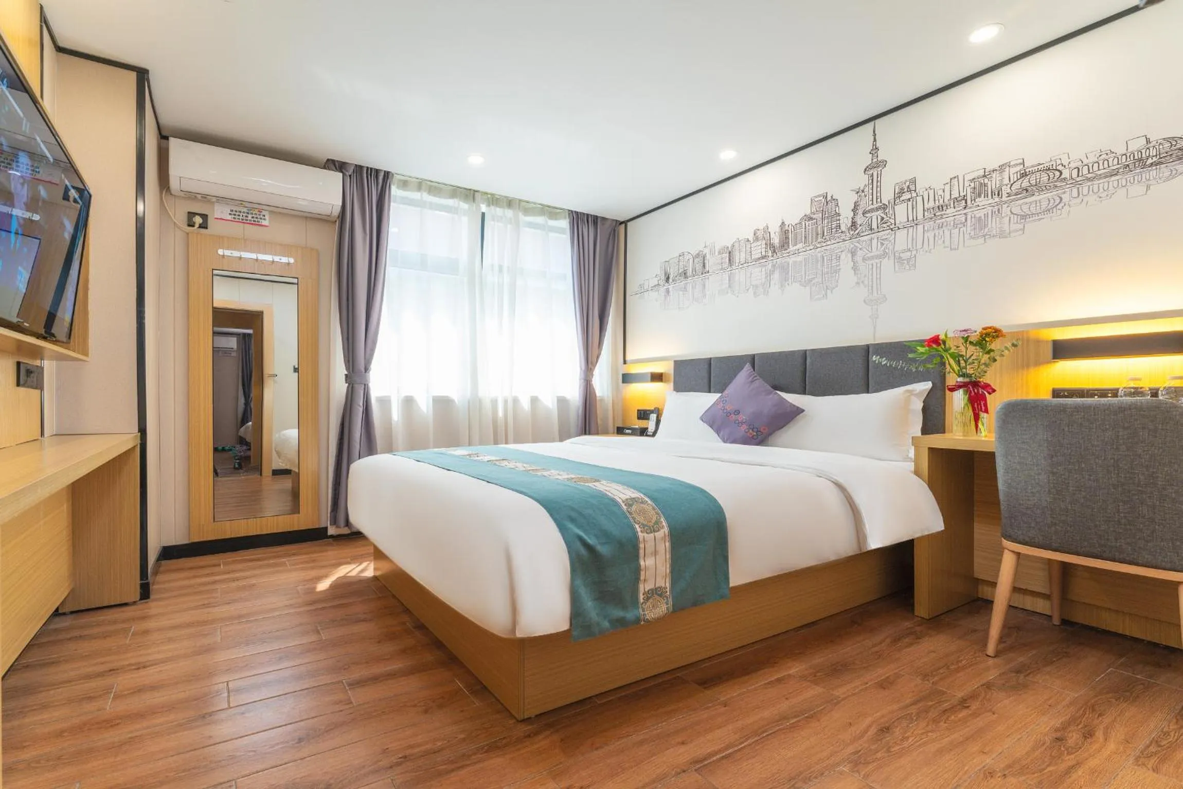 Photo of the whole room, Bed in Amemouillage Inn - Guangzhou Railway Station Xicun Metro Station