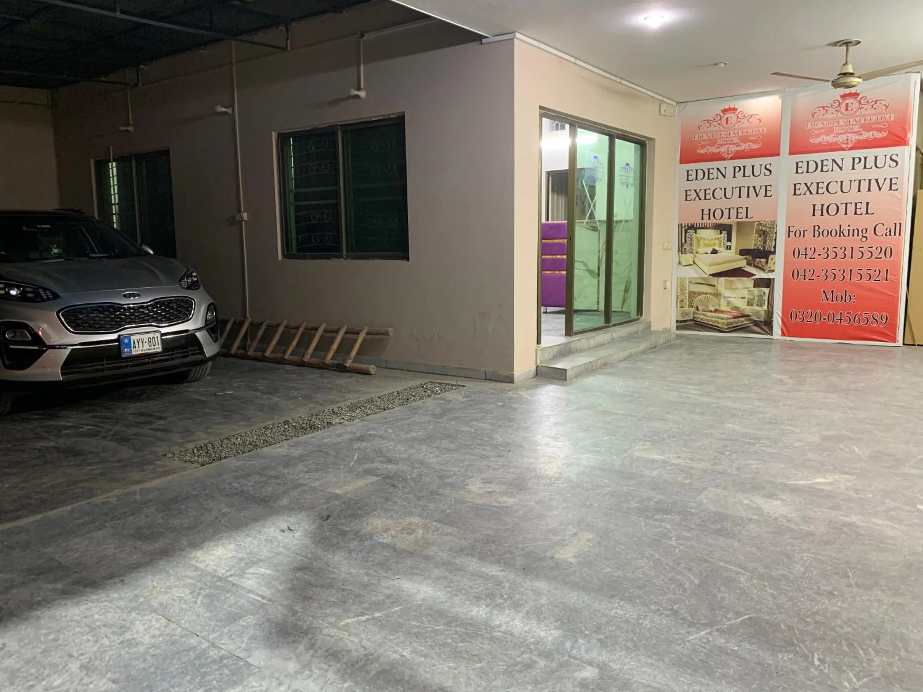 Parking in Eden Plus Executive Hotel