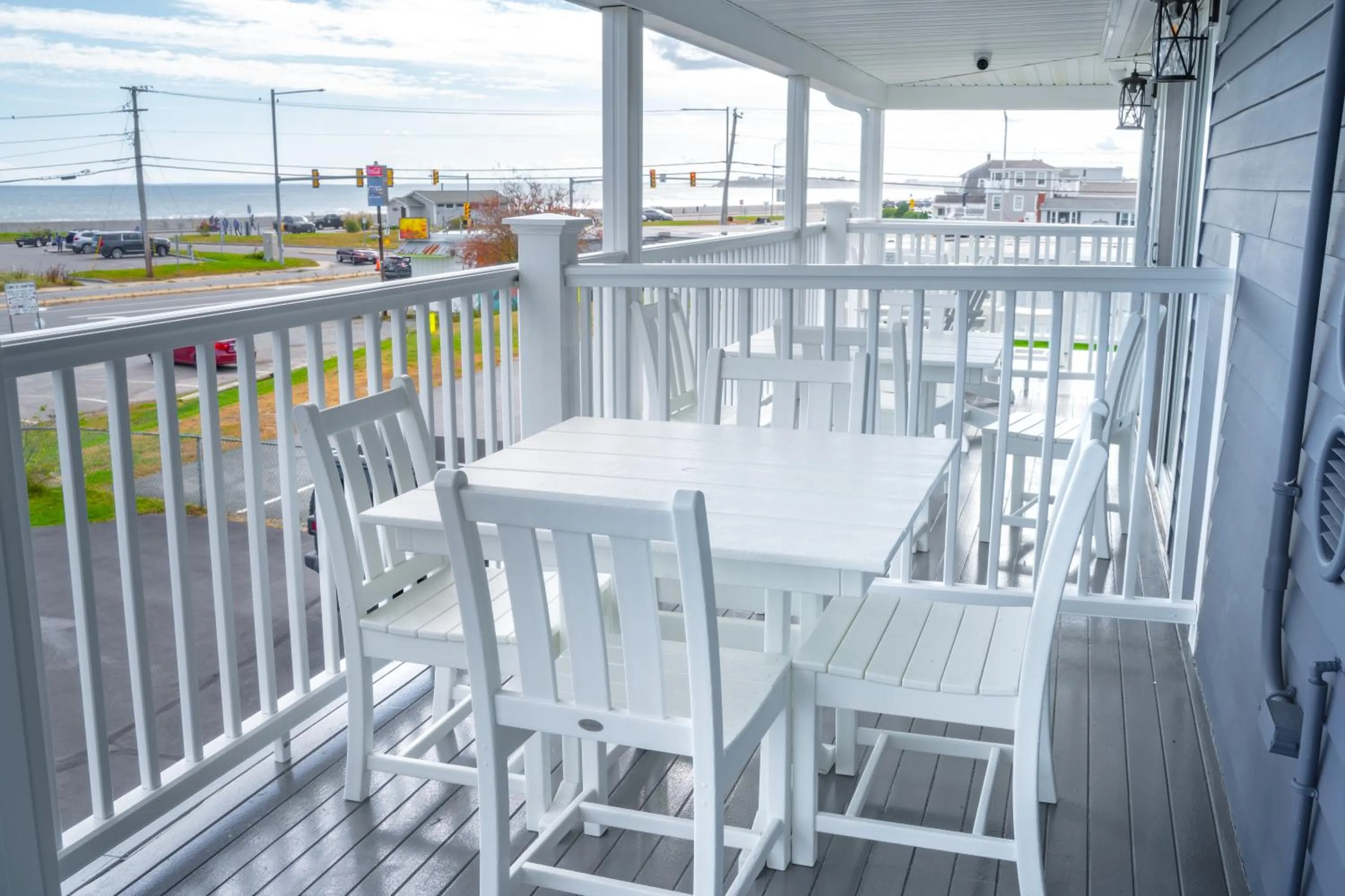 Balcony/Terrace in 935 Ocean, a Beachside Inn