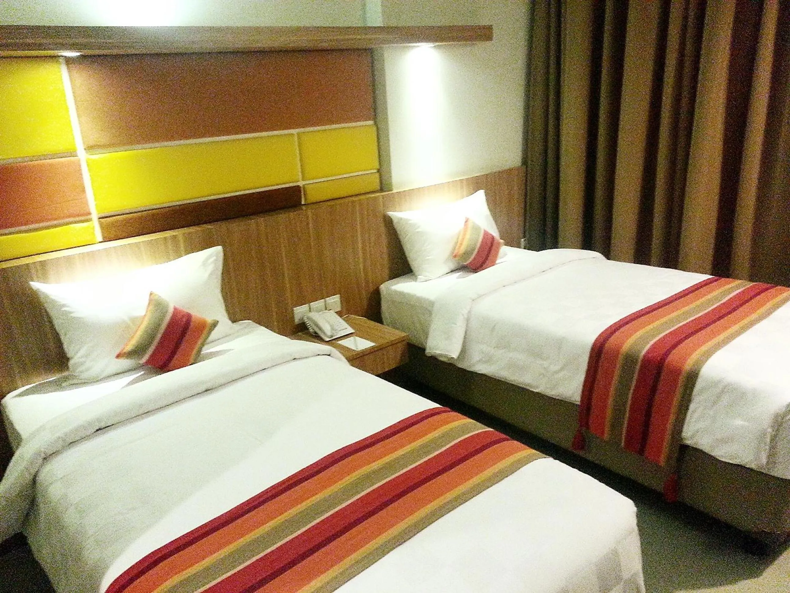 Bed in Kyriad Hotel Airport Jakarta