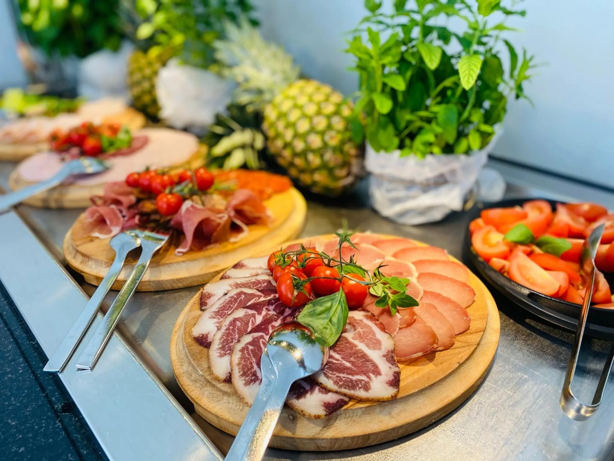 Breakfast in Aparthotel Miramare