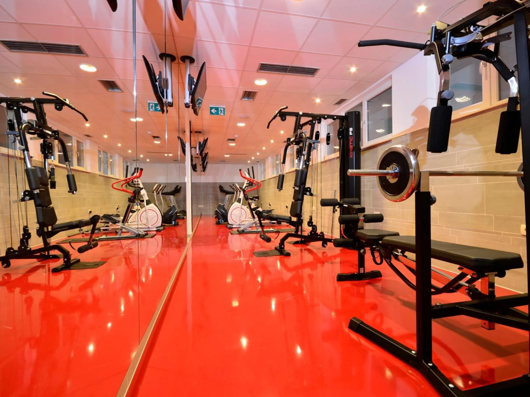 Fitness centre/facilities in Aparthotel Miramare
