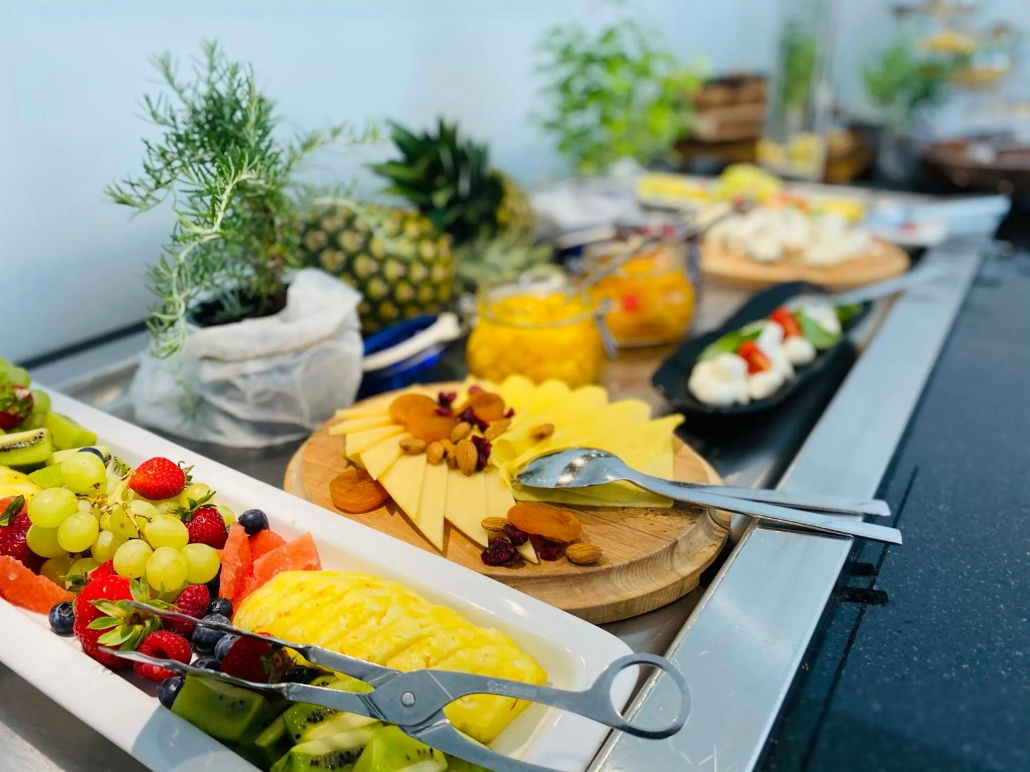 Buffet breakfast in Aparthotel Miramare