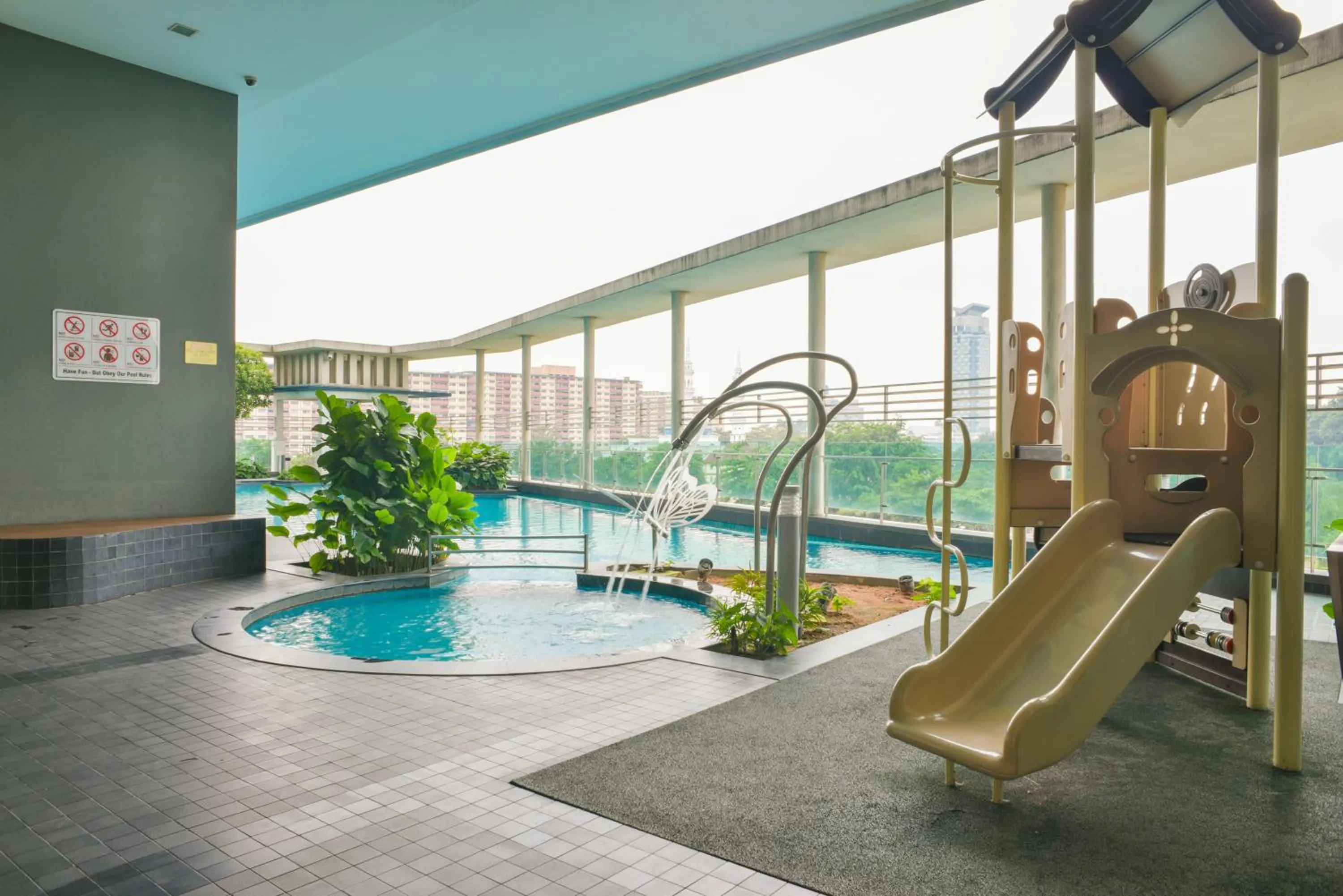 Pool view in BBHomes at Casa Residency KL