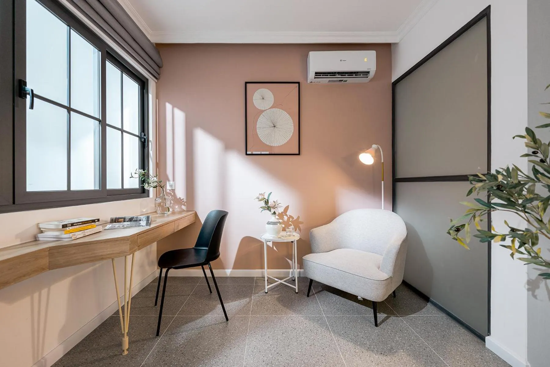 Seating area in M Village Living Hoàng Văn Thụ