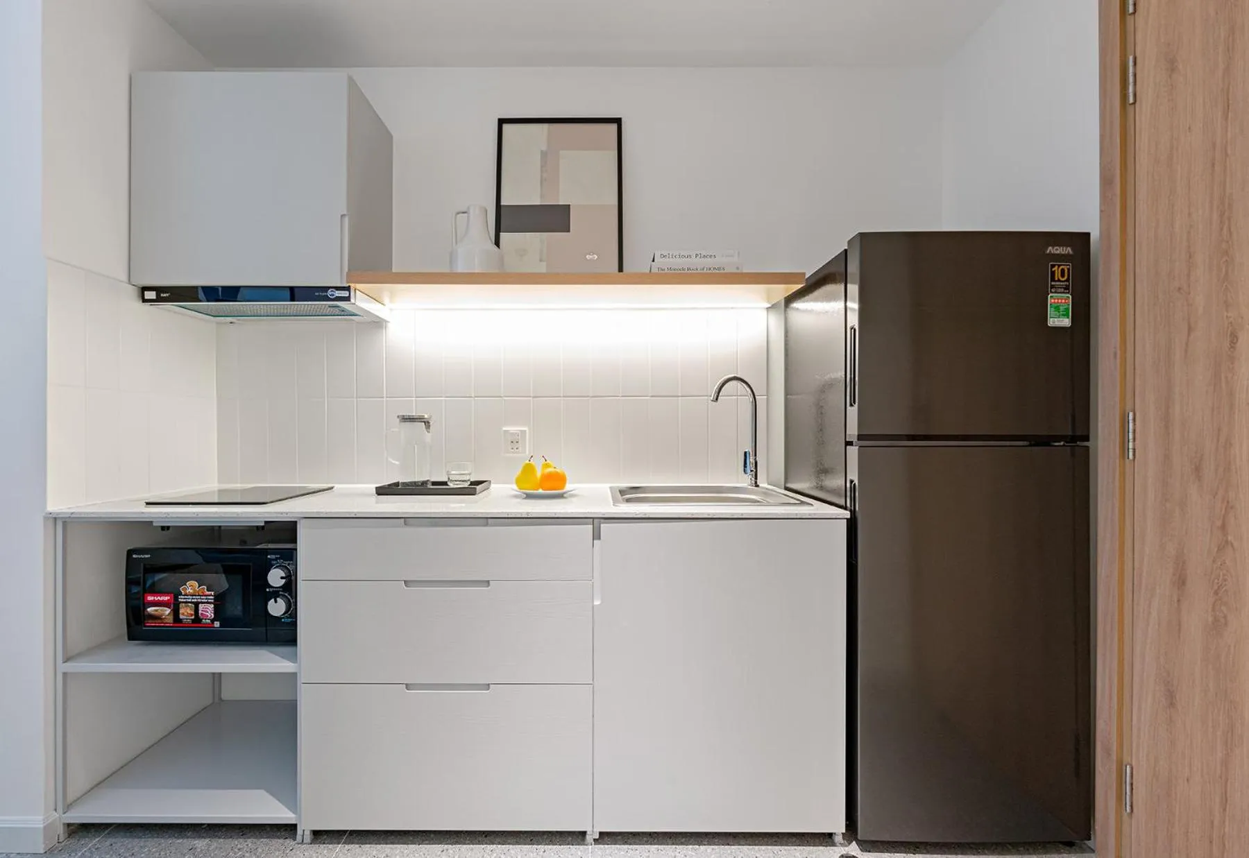 Kitchen or kitchenette in M Village Living Hoàng Văn Thụ