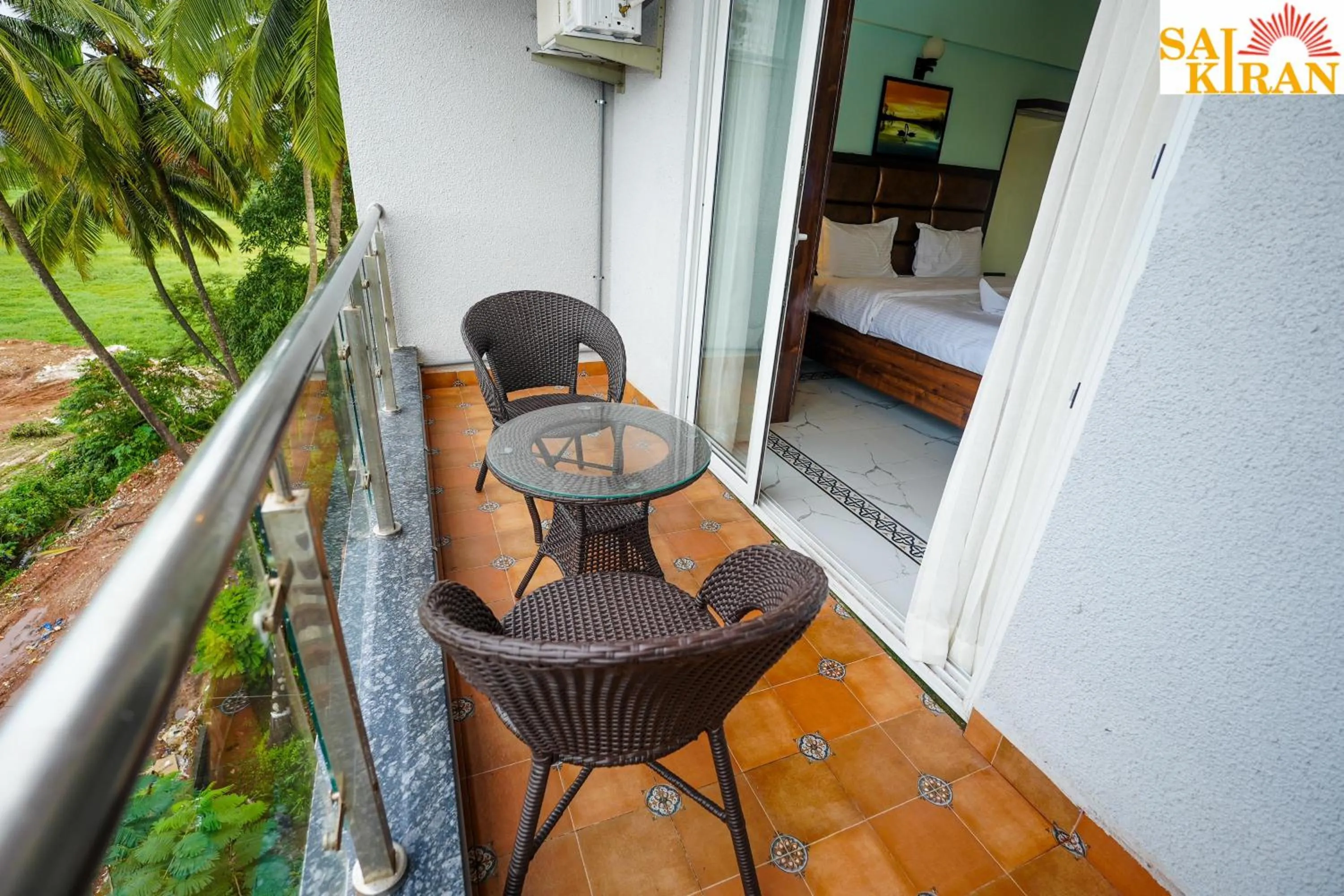 Balcony/Terrace in Saikiran Hotel
