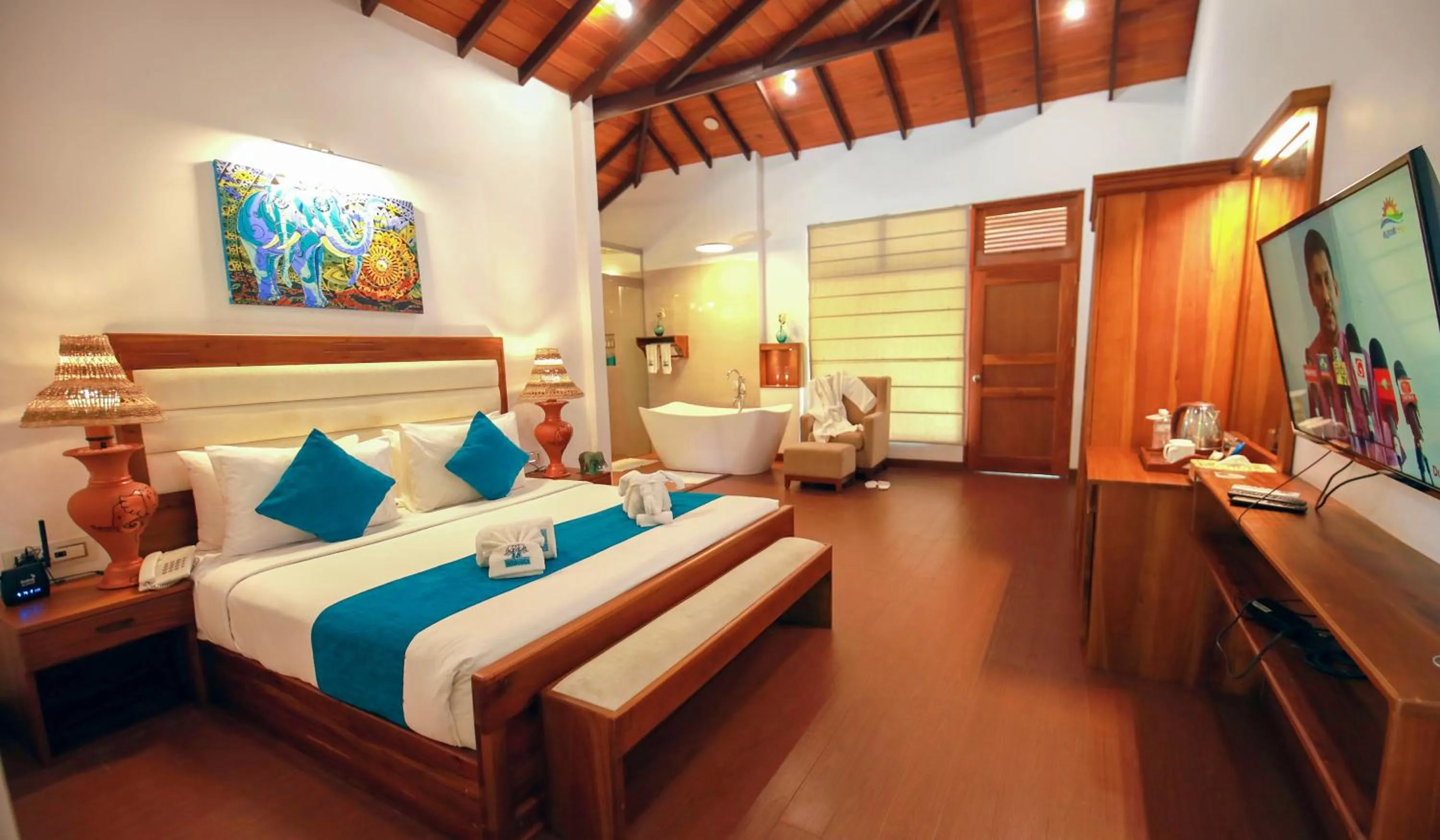 Bed in Wisdom Boutique Resort