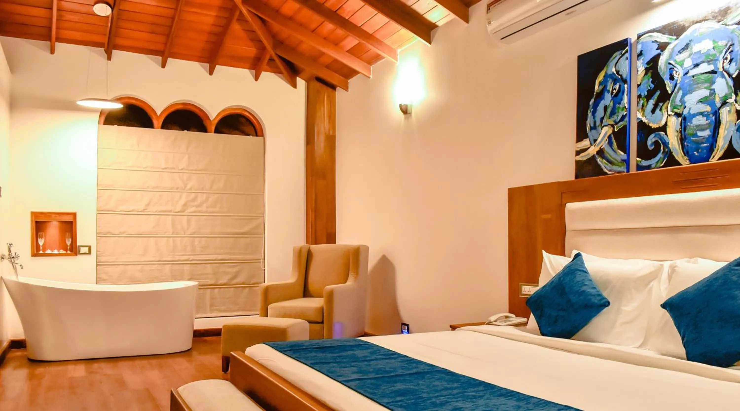 Bed in Wisdom Boutique Resort