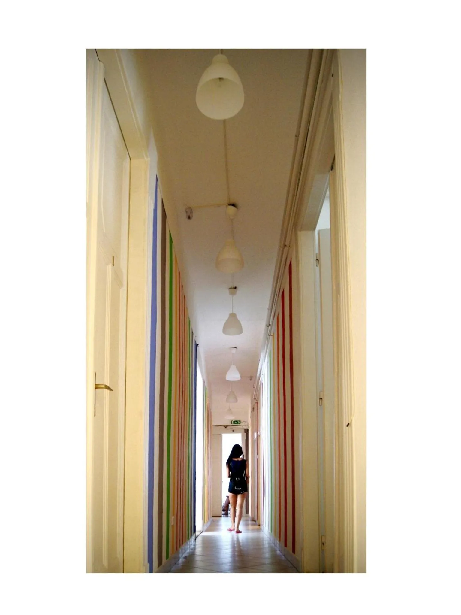 Decorative detail in Westend Hostel