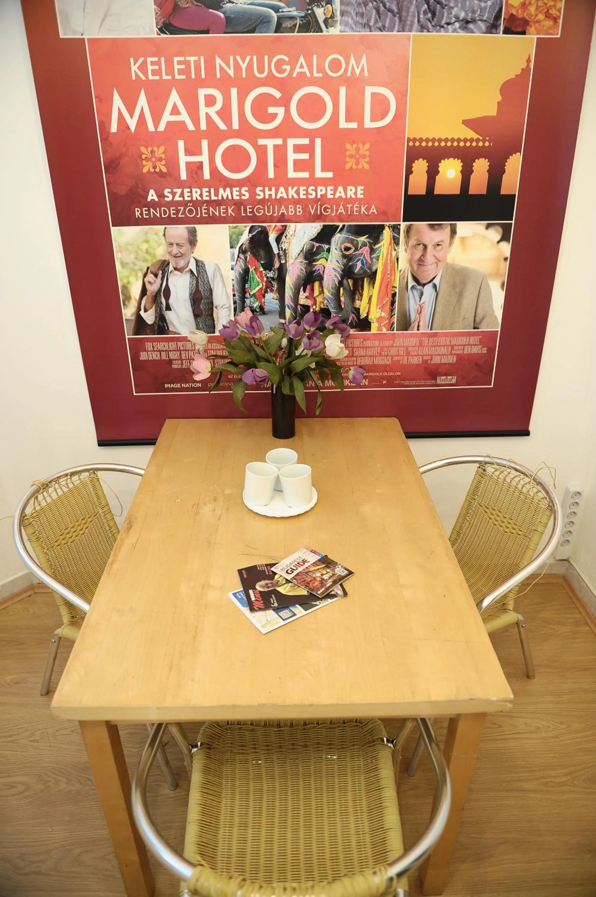 Dining area in Westend Hostel
