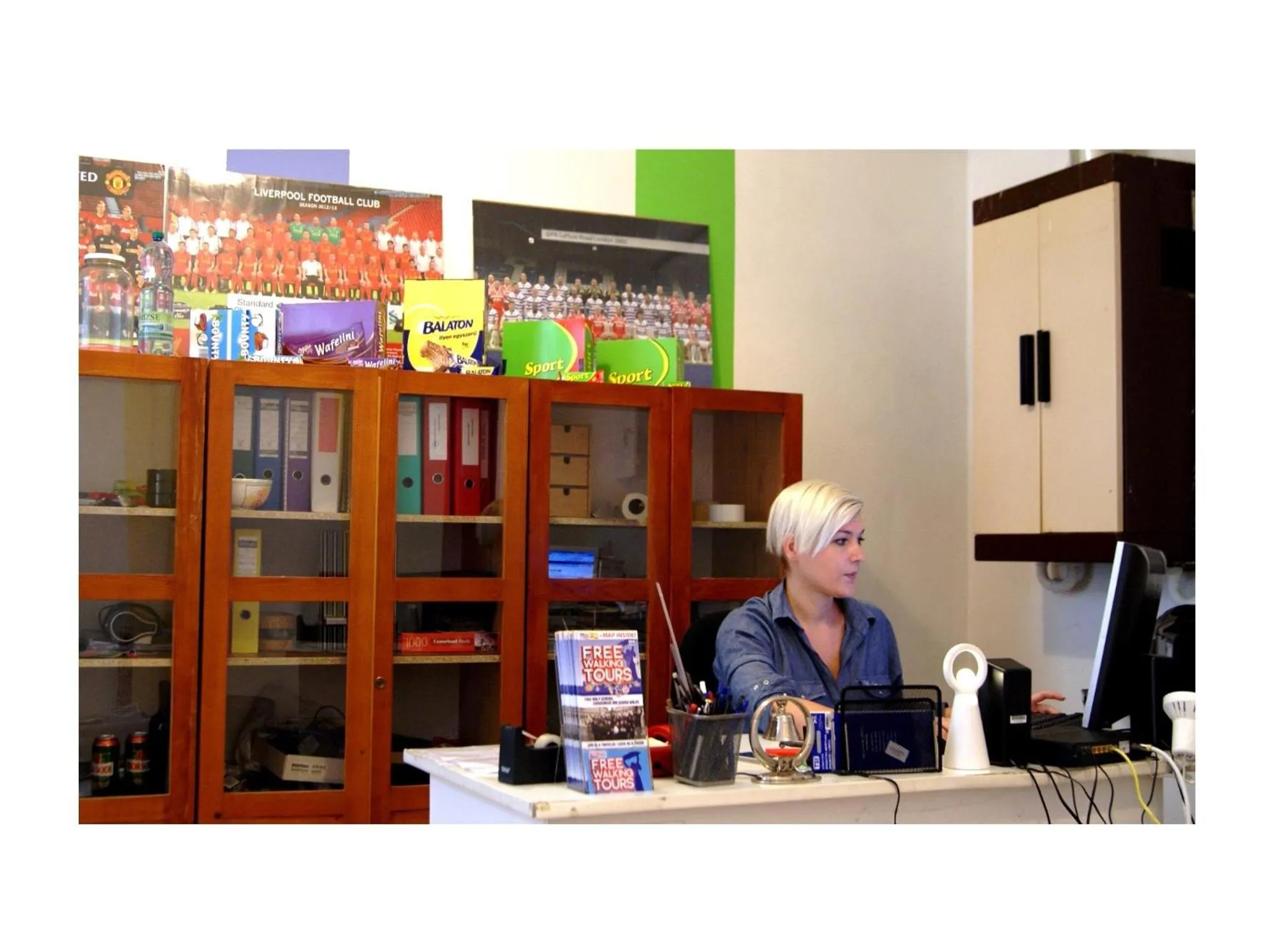 Lobby or reception in Westend Hostel