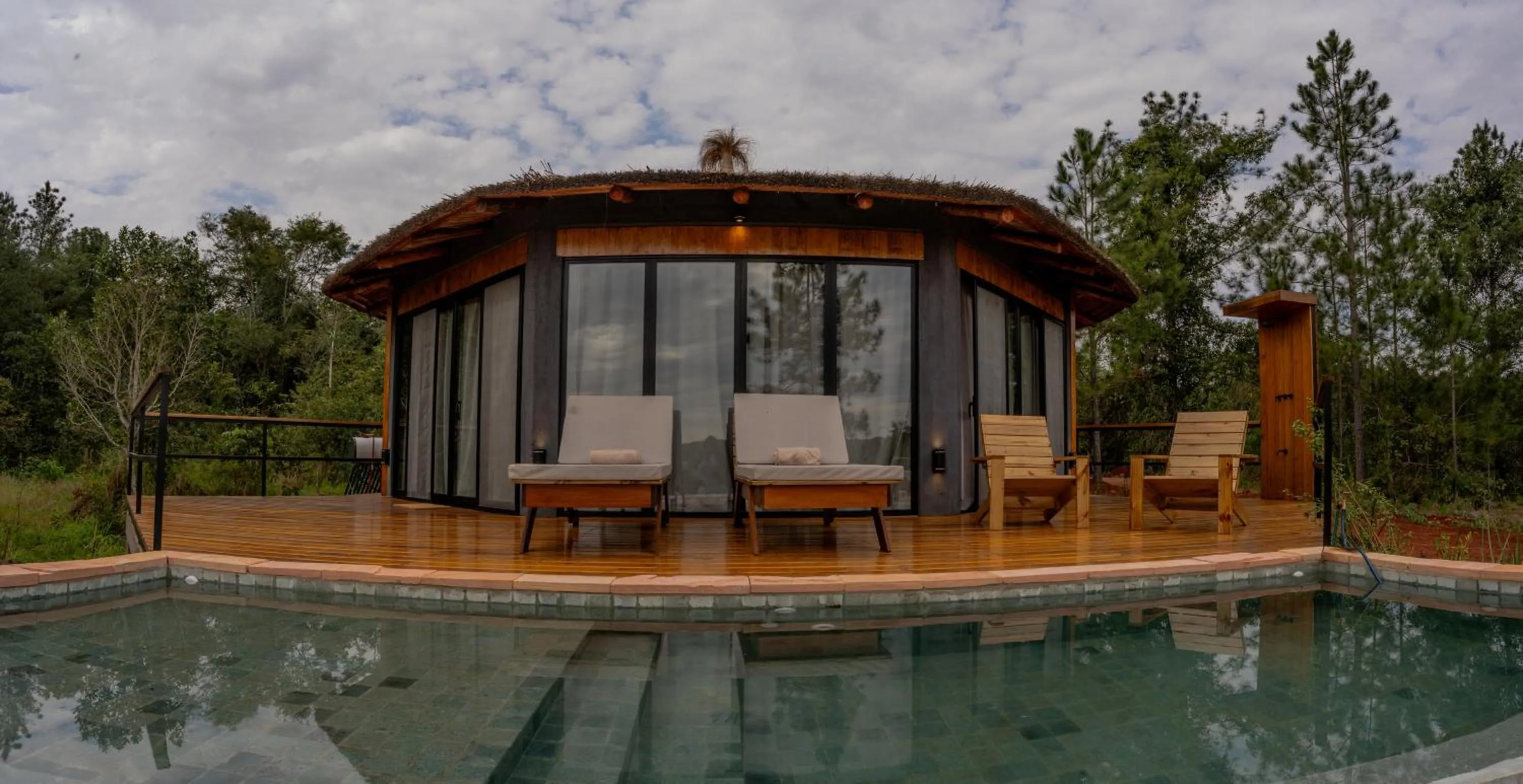 Pool view in Reserva Natural Iguazú - Pristine Luxury Camp