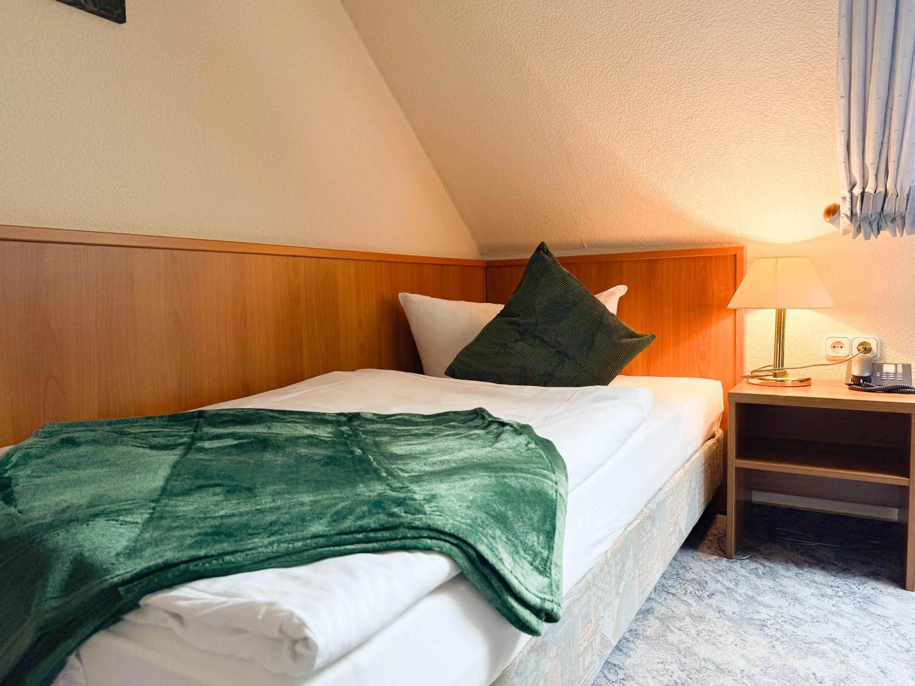 Bed in Hotel Restaurant Graber