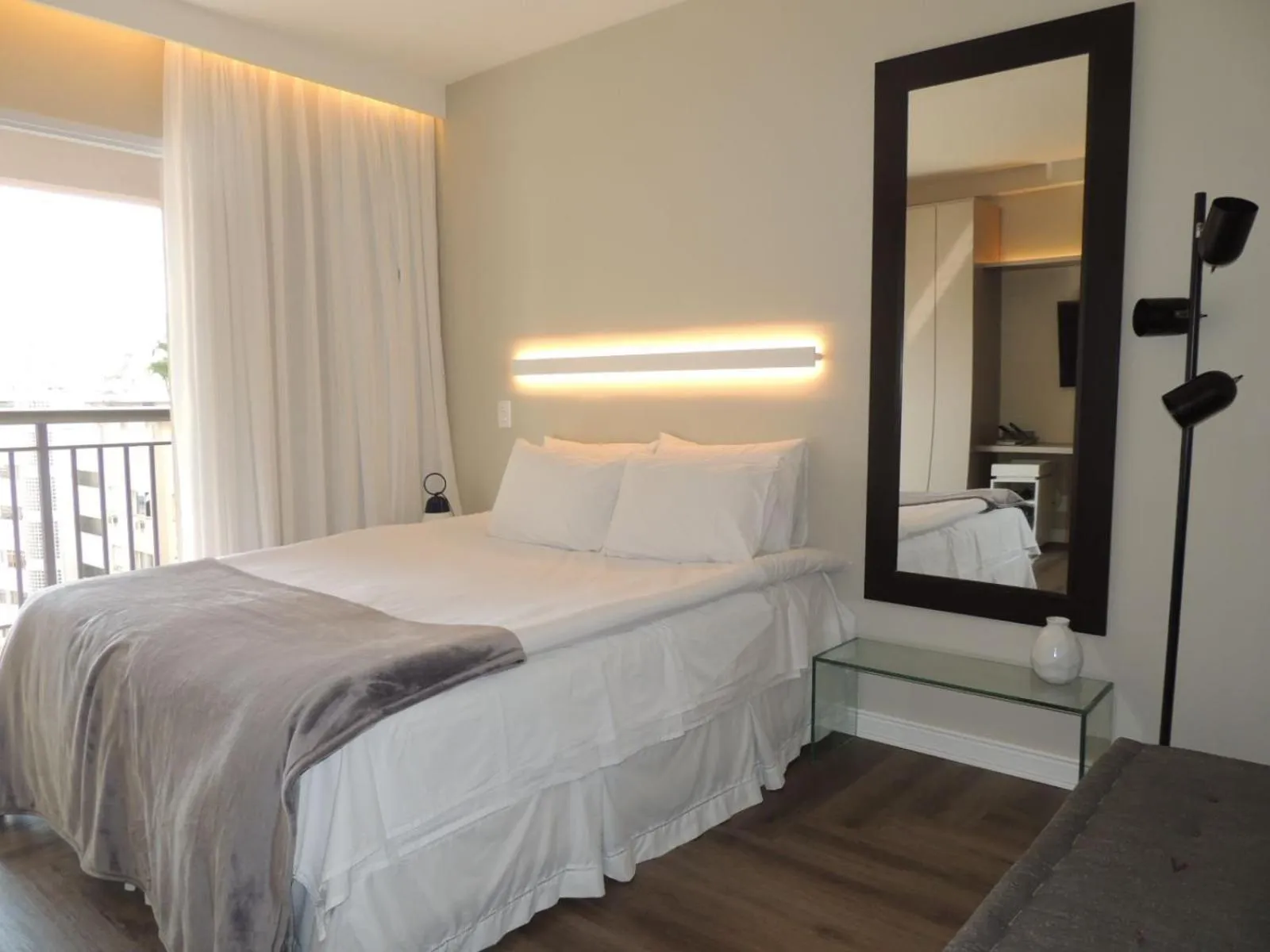 Bed in Estúdio Pamplona - Av. Paulista