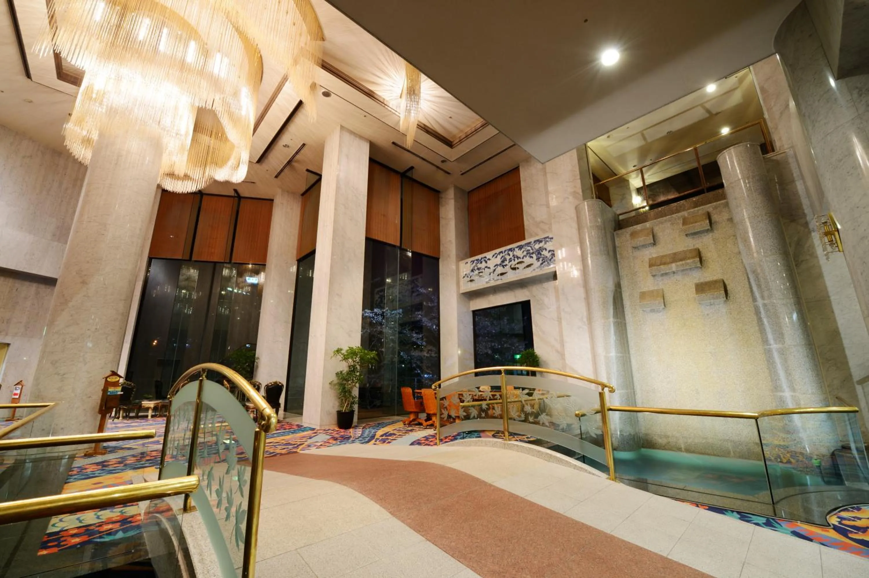 Decorative detail in Akiu Grand Hotel