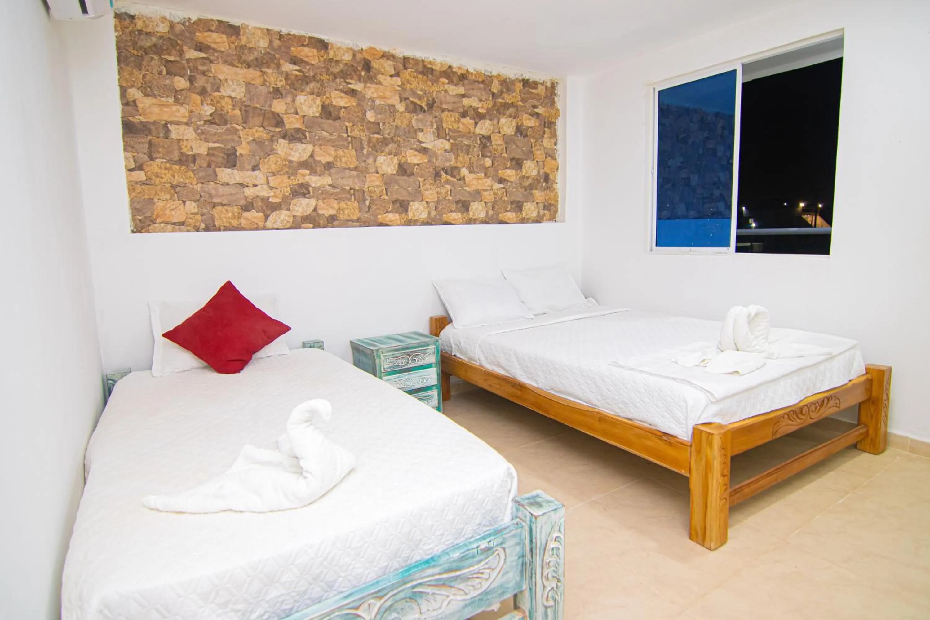 Decorative detail, Bed in Casa Playa James