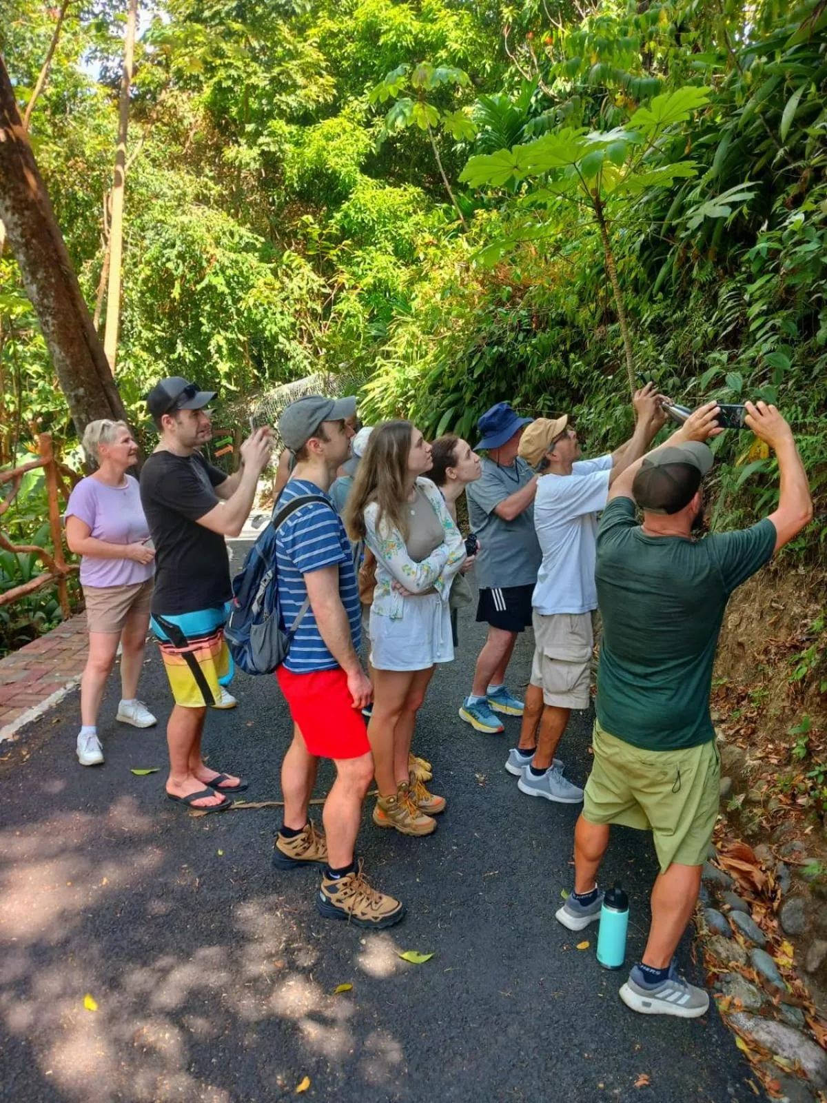 group of guests in Mountain Top Park Hotel