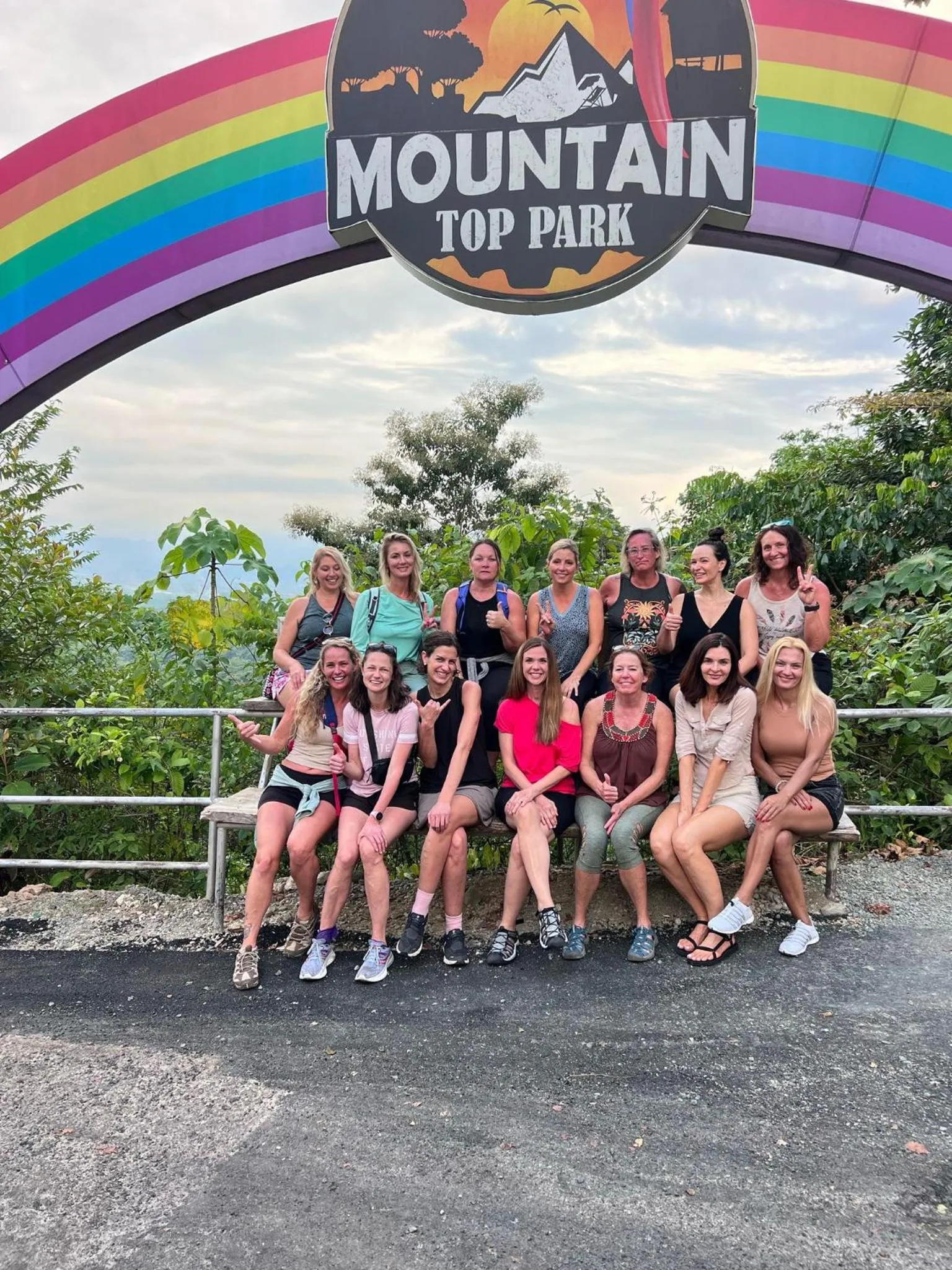 People in Mountain Top Park Hotel