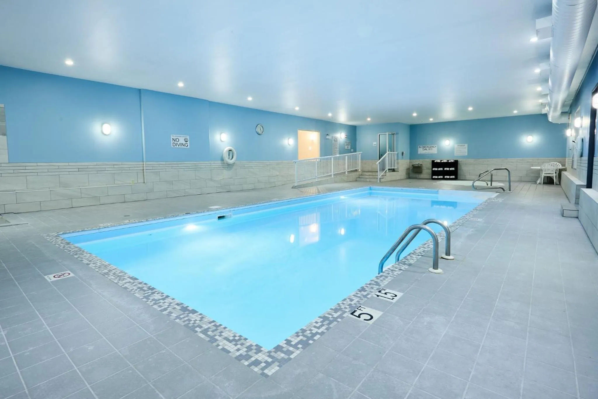 Swimming pool in Holiday Inn Express Hotel & Suites Swift Current by IHG