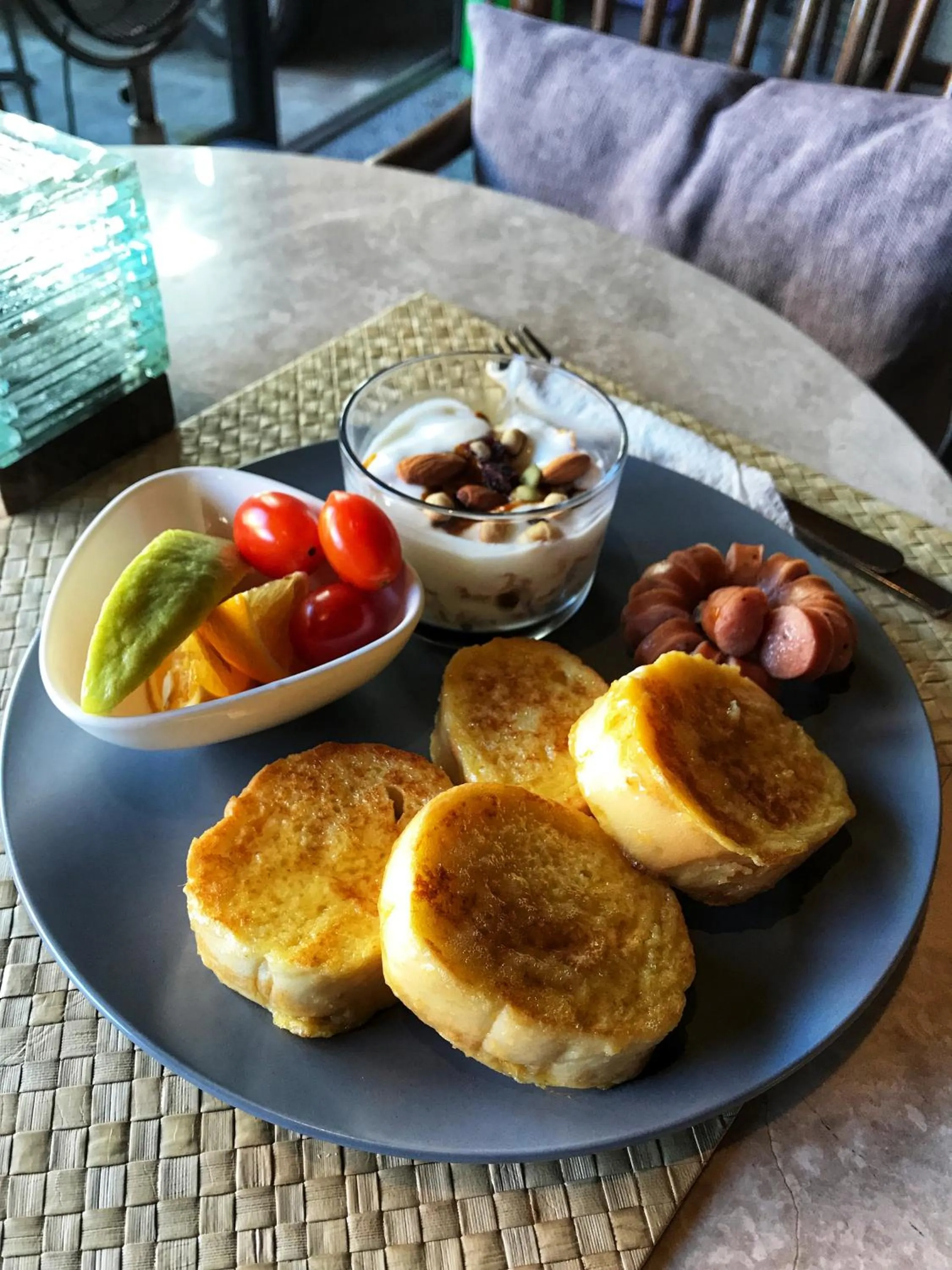 Food close-up in The Deer Head Inn