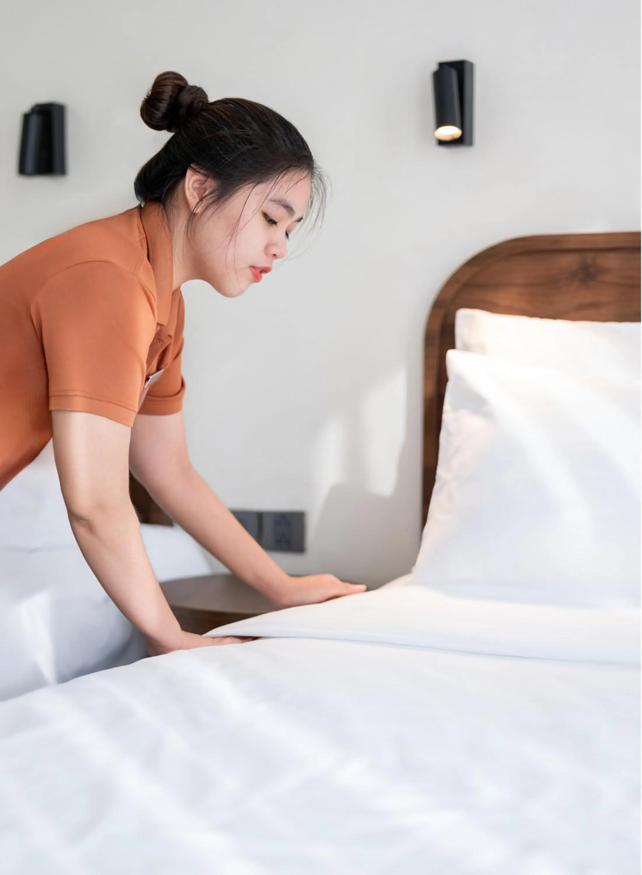 Staff, Bed in Hato Saigon Boutique Hotel & Rooftop
