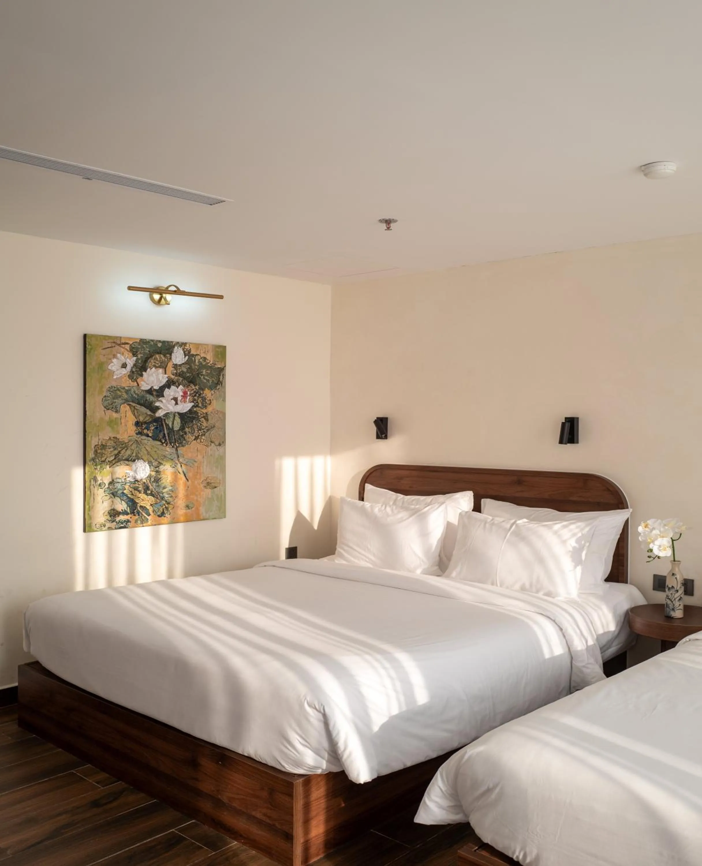 Bed in Hato Saigon Boutique Hotel & Rooftop