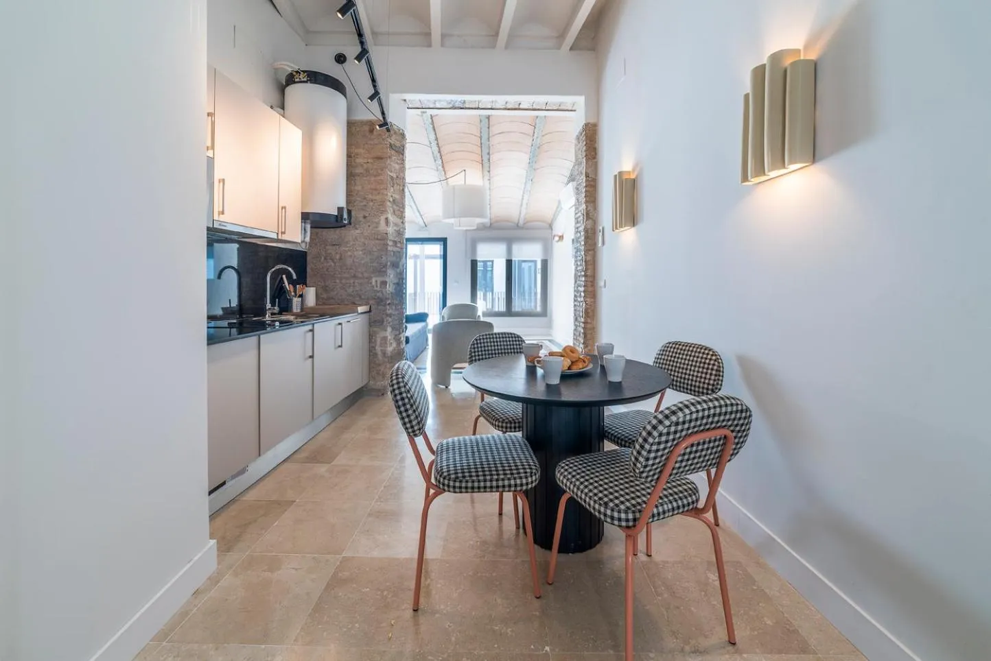 Seating area in Slow Suites Salvador