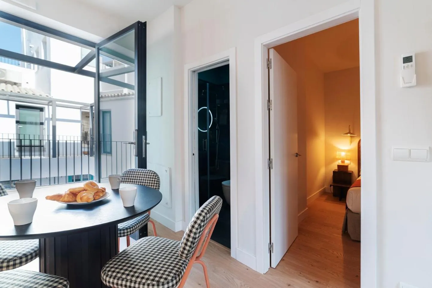 Seating area in Slow Suites Salvador