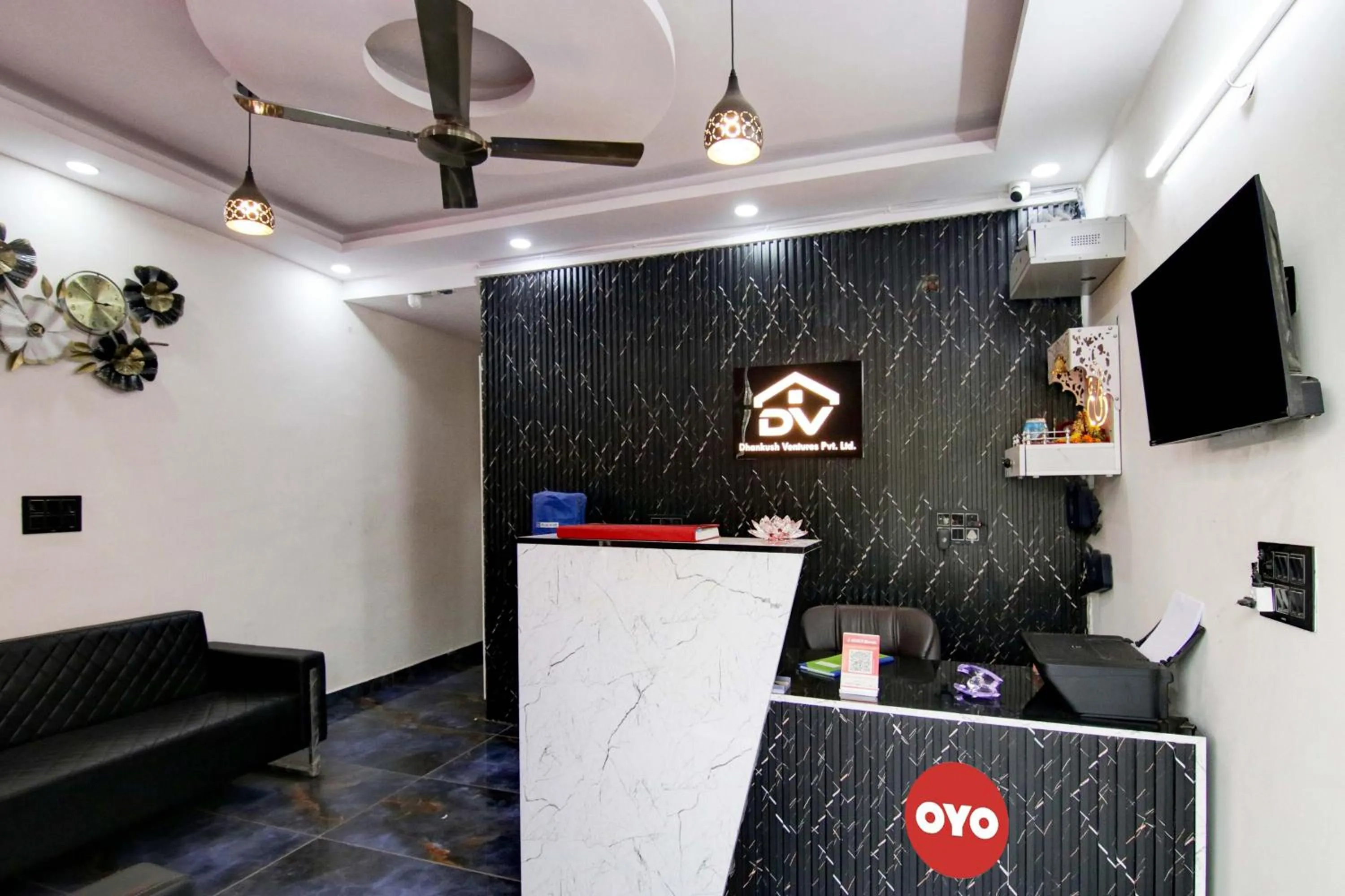 Lobby or reception in Hotel O Dhankush