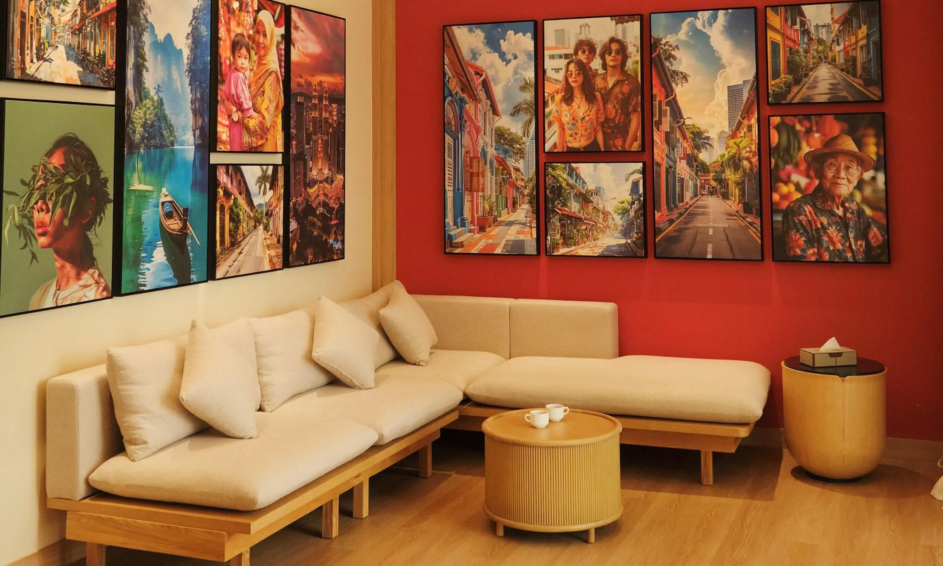 Living room in MonMonBoutique Hotel