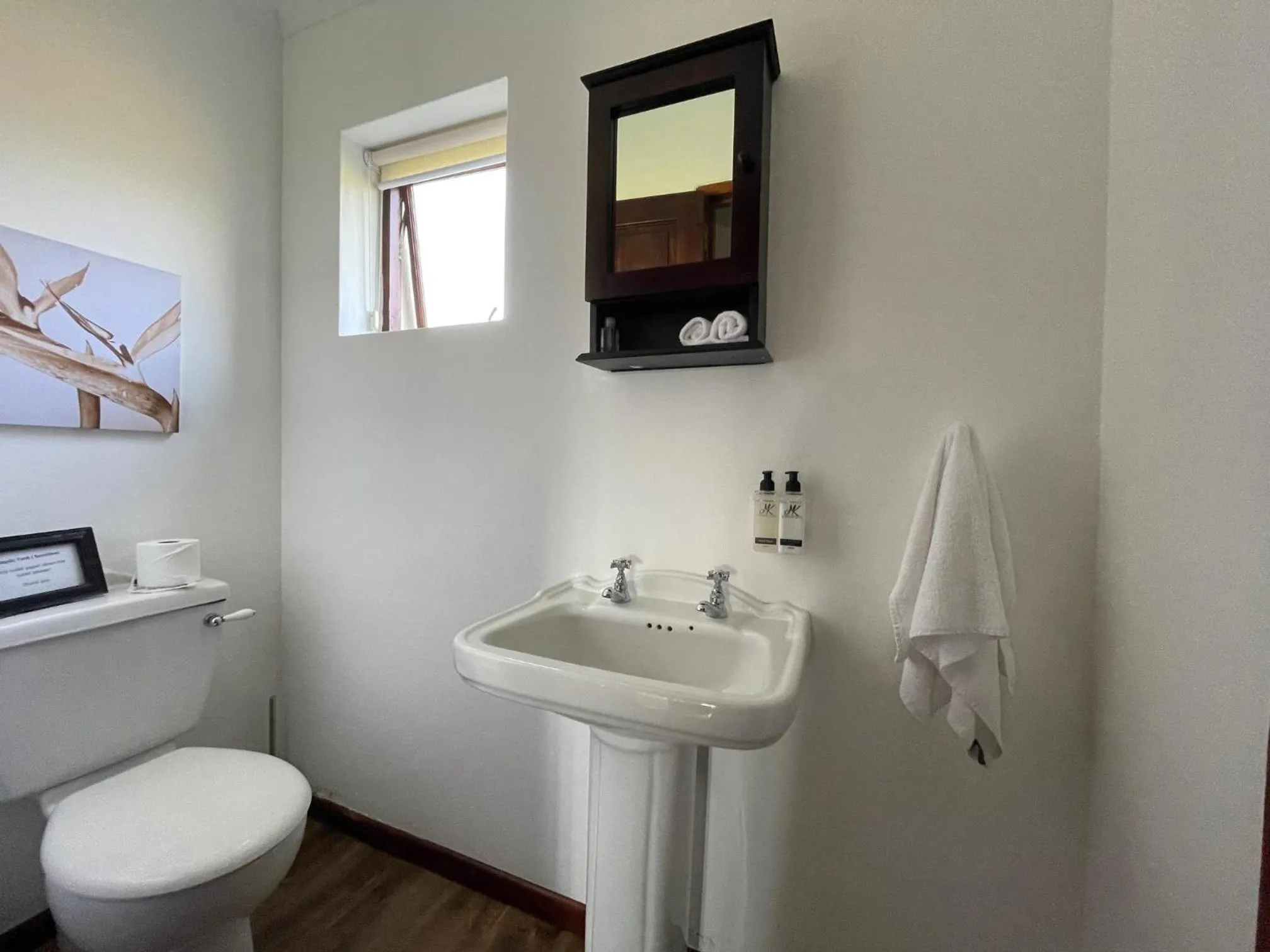 Bathroom in Endless Vineyards at Wildekrans Wine Estate