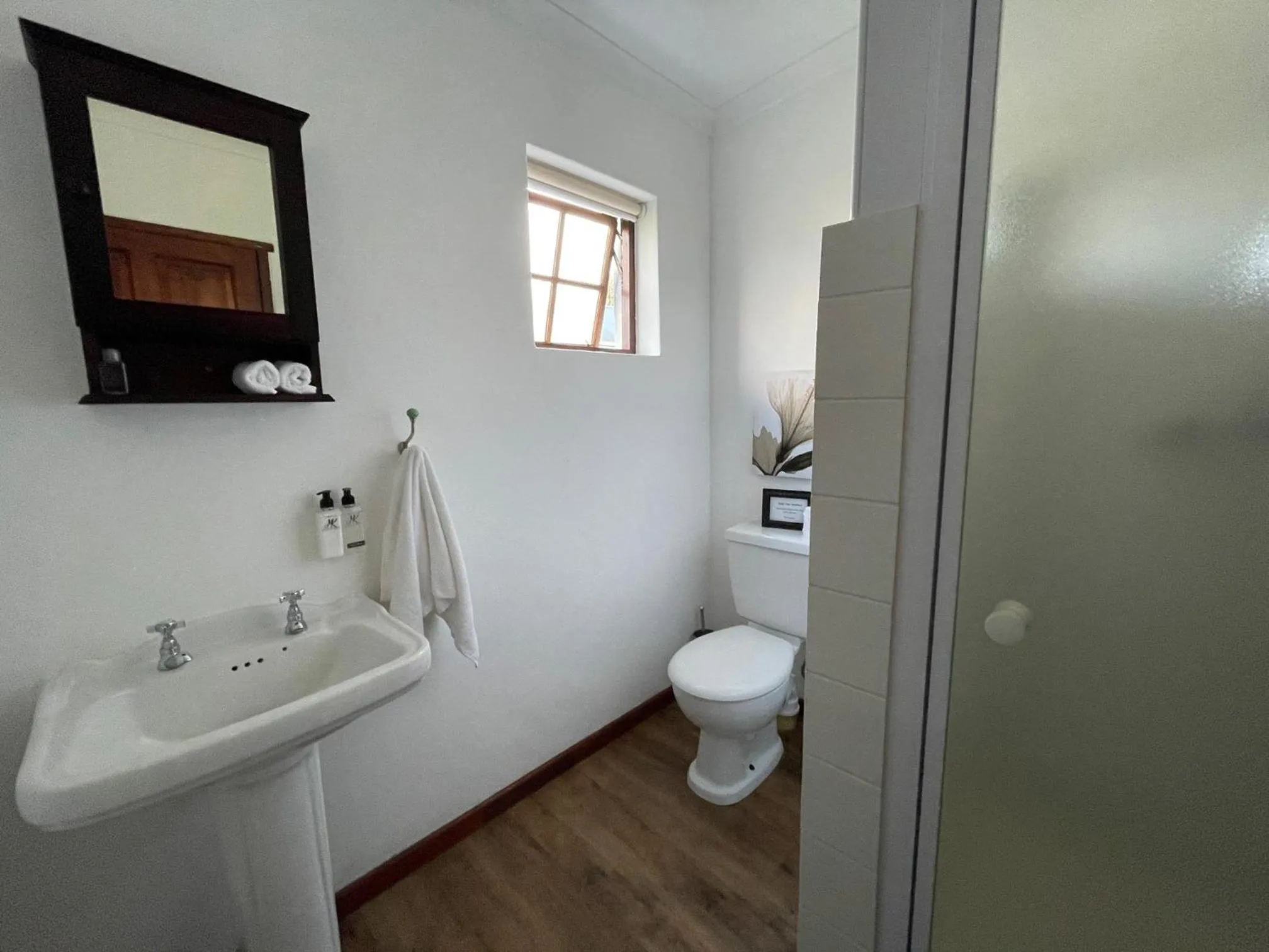 Bathroom in Endless Vineyards at Wildekrans Wine Estate