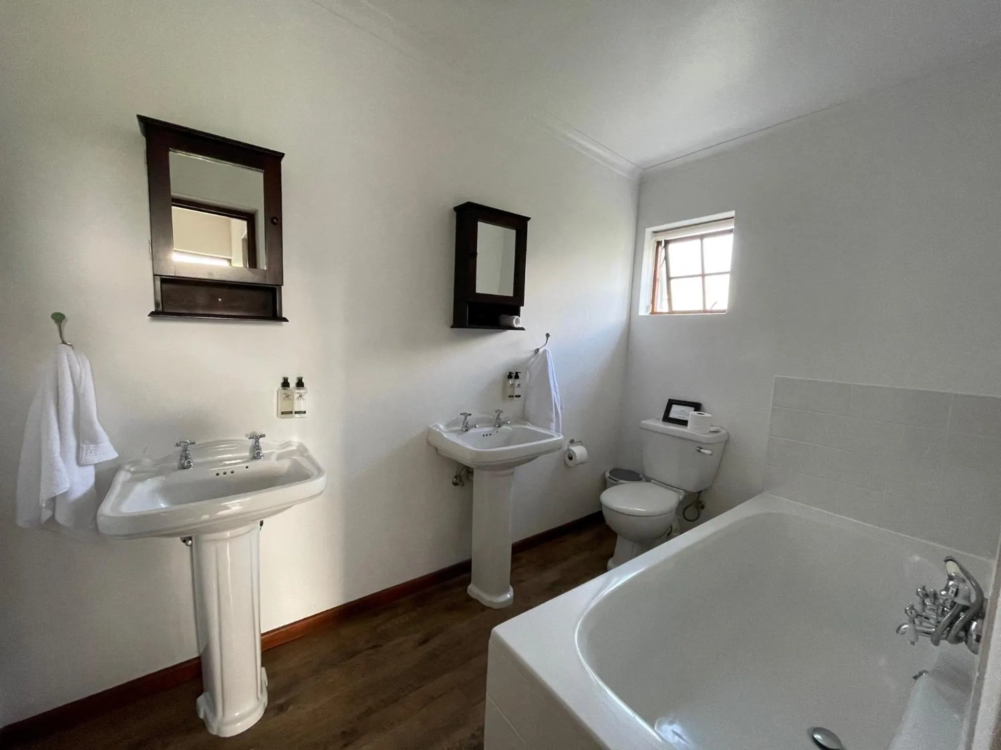 Bathroom in Endless Vineyards at Wildekrans Wine Estate