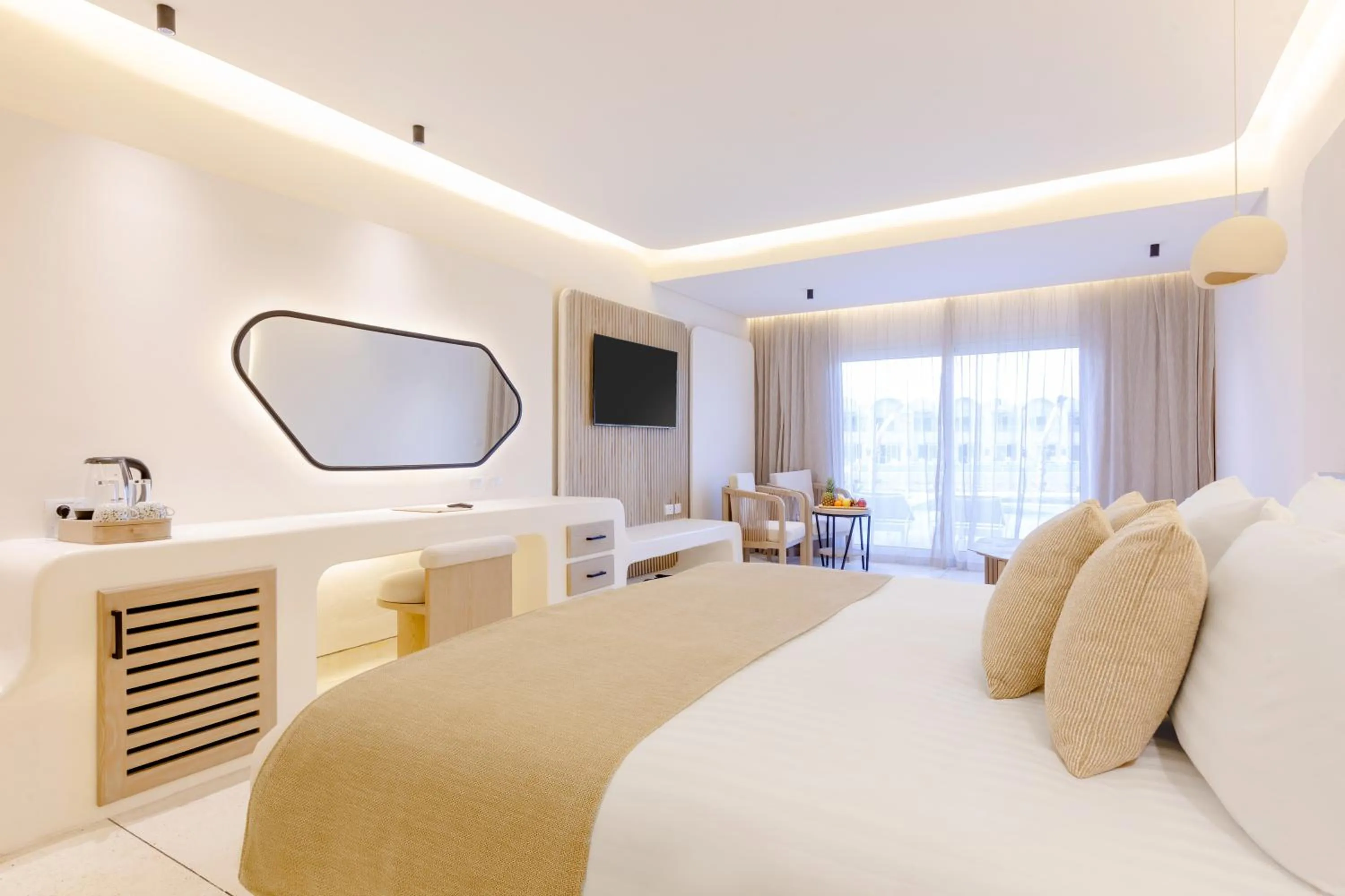 Bed in Sunrise Anjum Resort