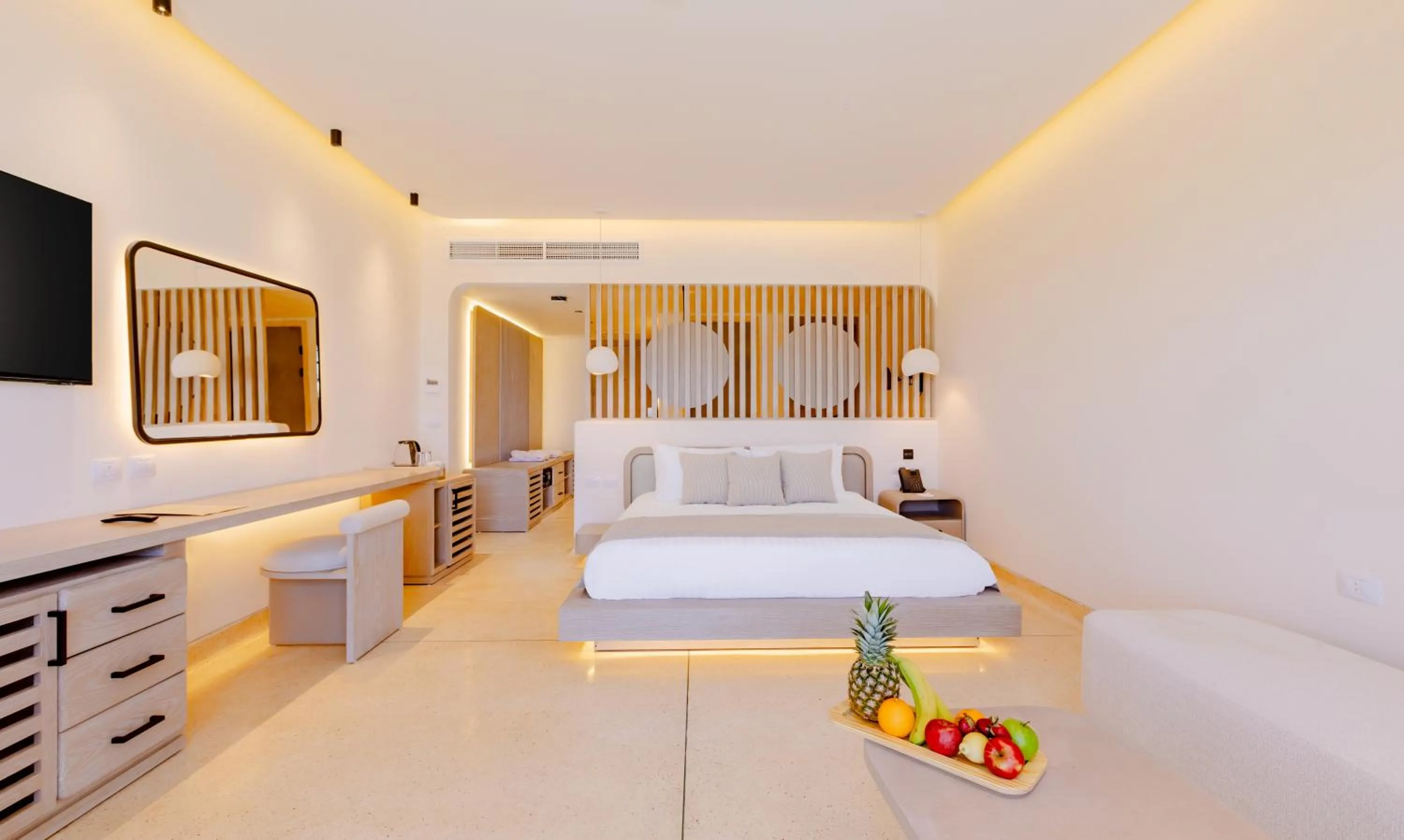 Bed in Sunrise Anjum Resort