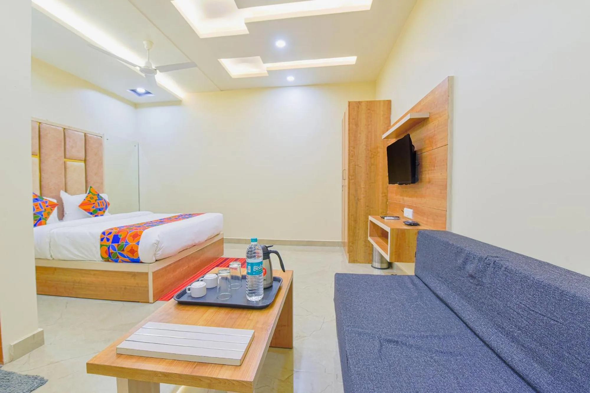 Bed in FabHotel Bohra International