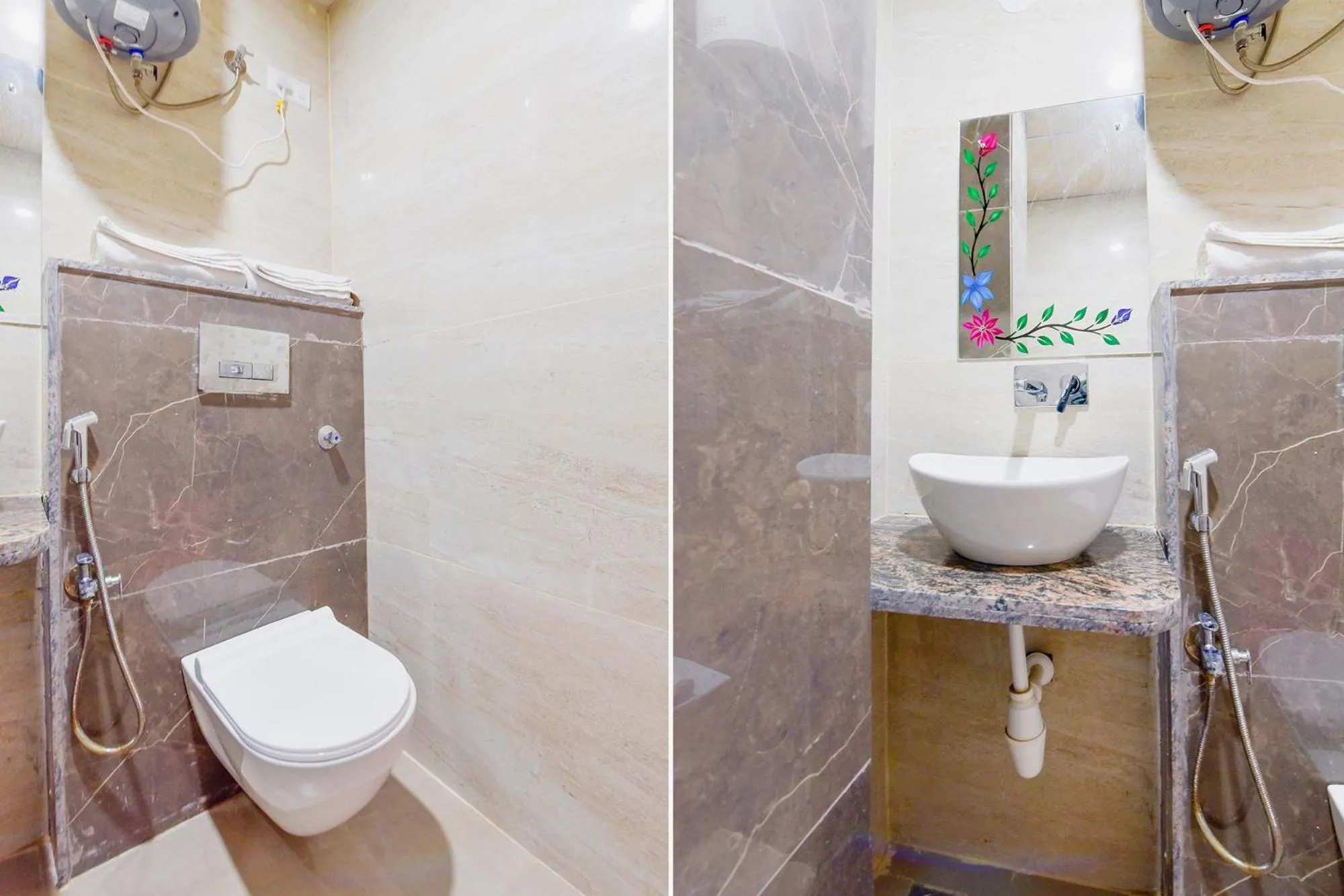 Bathroom in FabHotel Bohra International