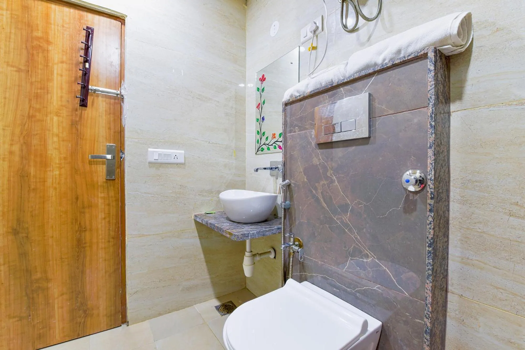 Bathroom in FabHotel Bohra International