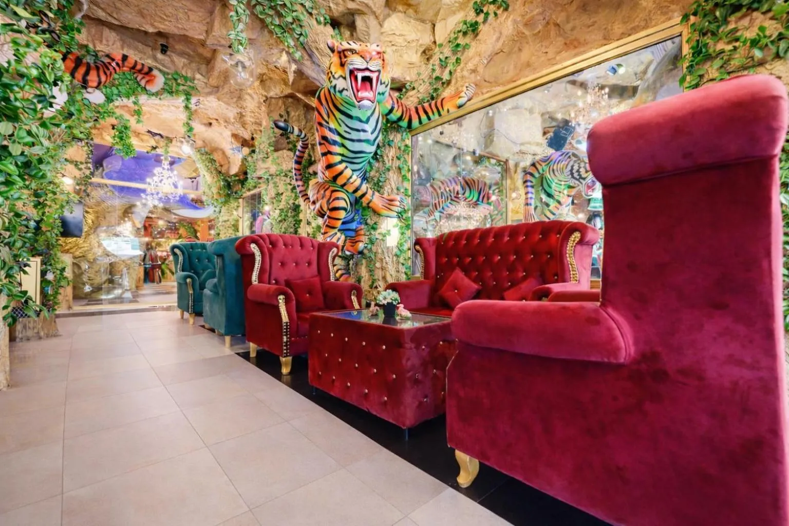 Seating area in Tiger Complex Hotel