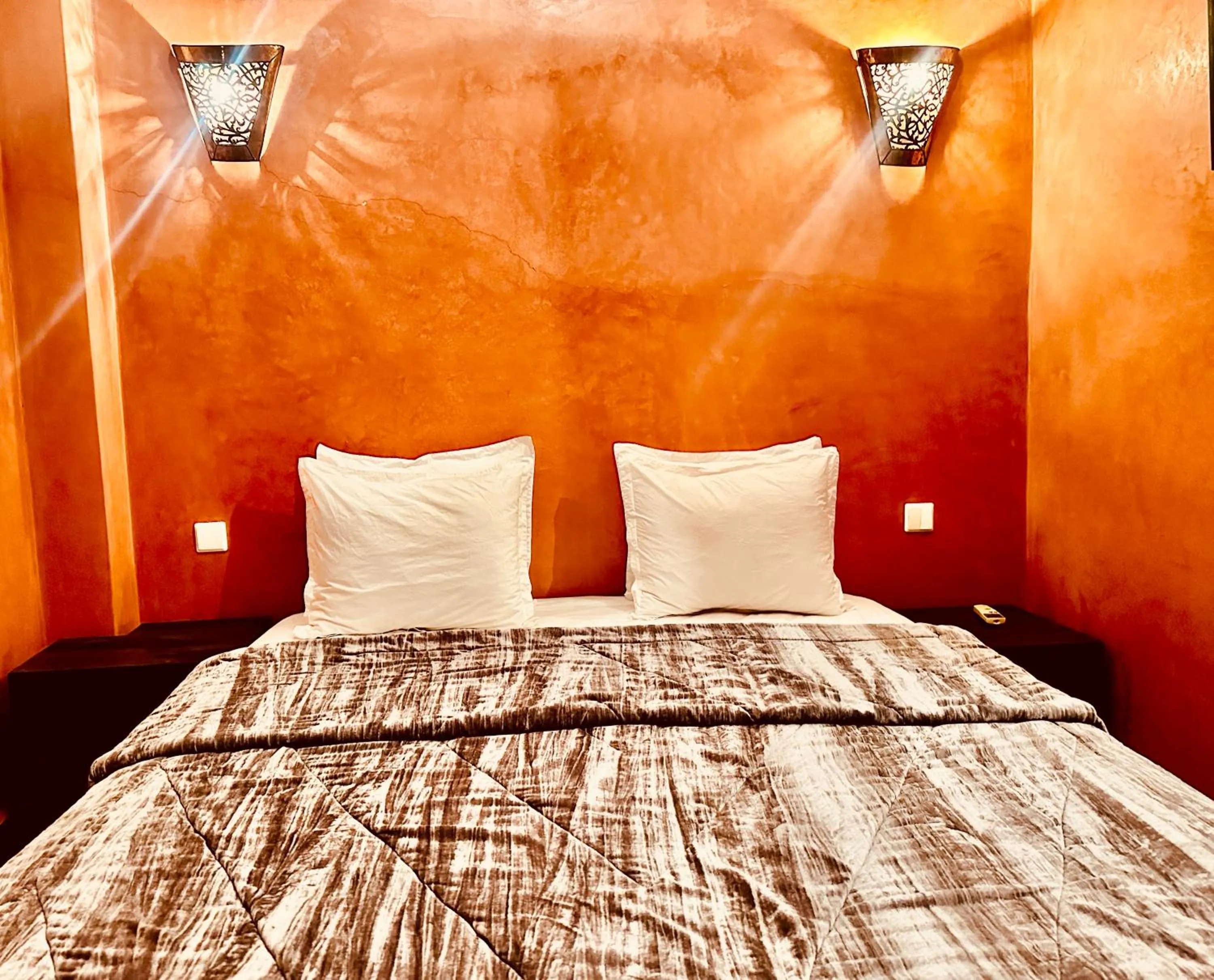 Bed in Riad Radia