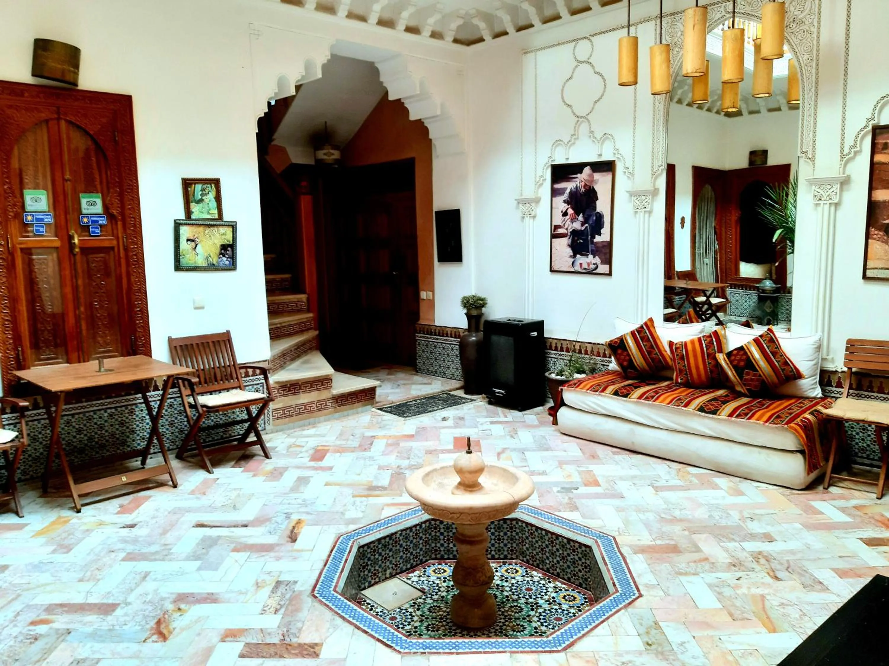 Living room in Riad Radia
