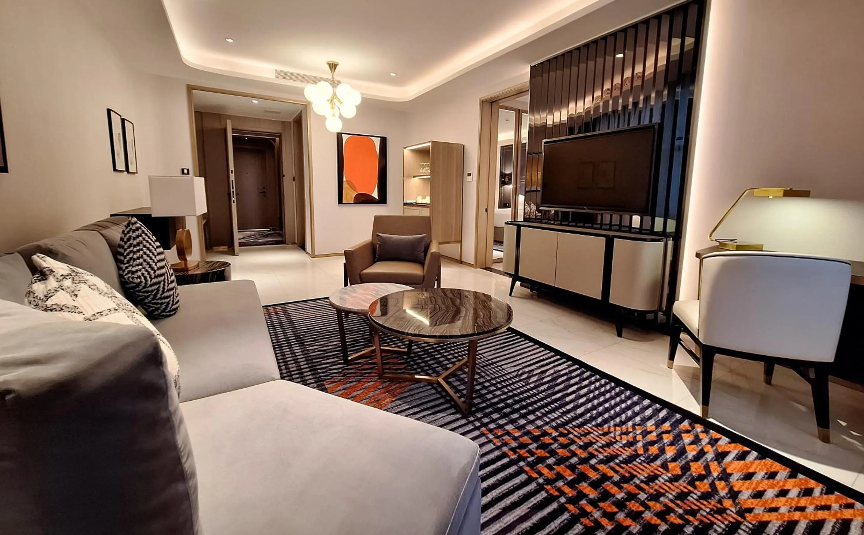 Living room in Glee Nairobi, a Preferred LVX Hotel
