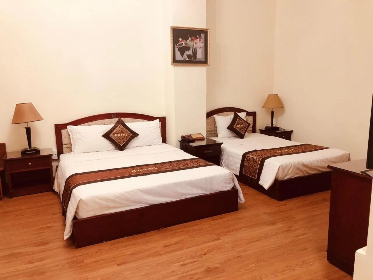 Bed in Ngọc Lan Hotel