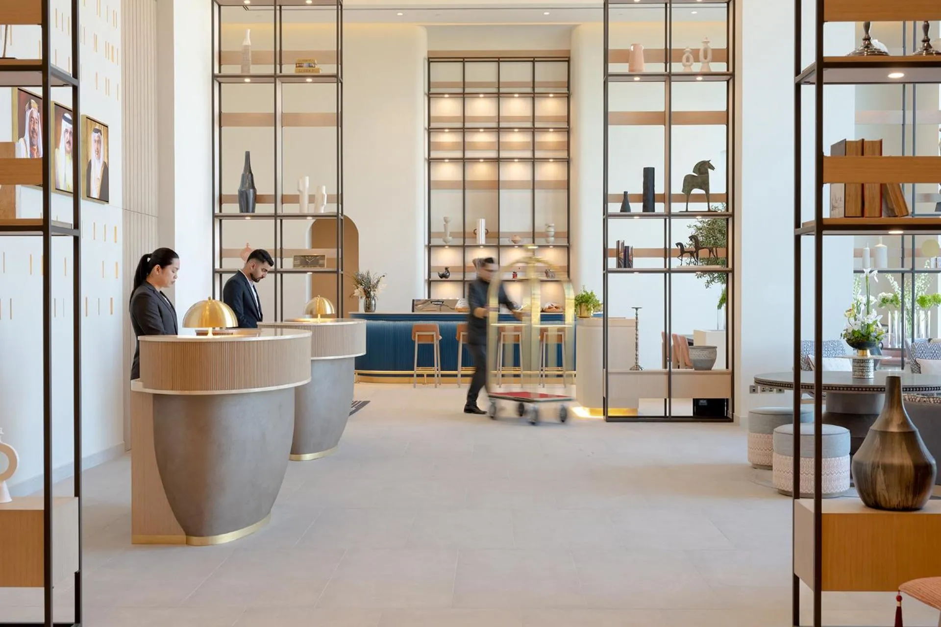 Lobby or reception in Fraser Suites Al Liwan